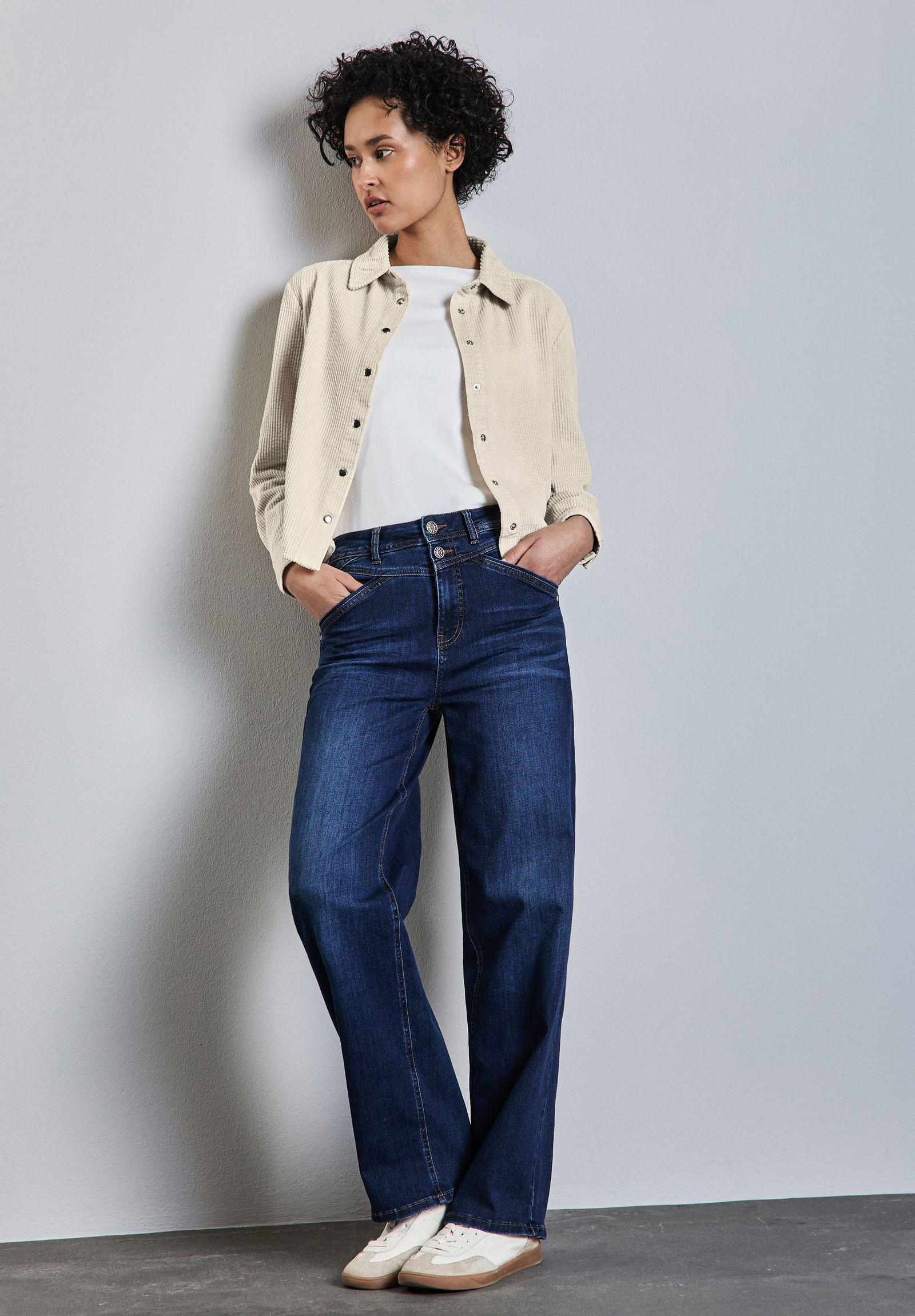 Street One |  Street One Hemdbluse  | 40 | smooth sand beige