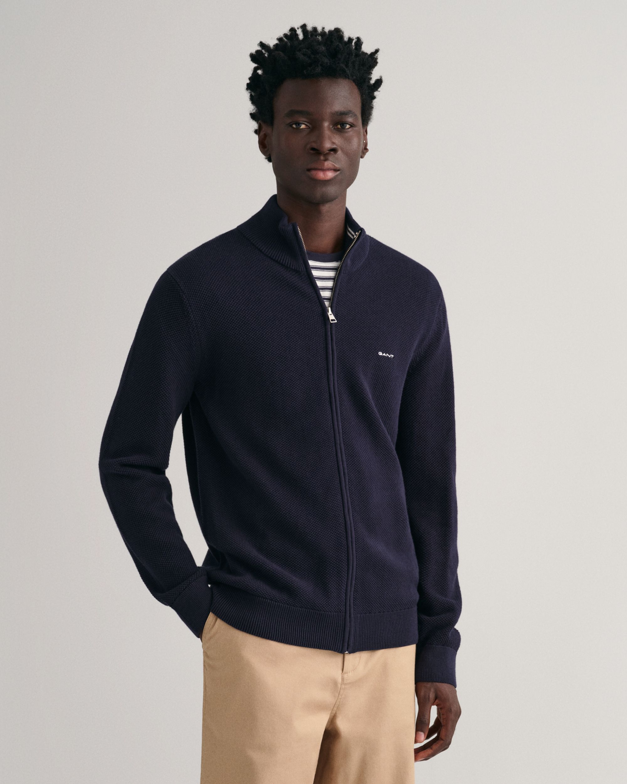 Gant |  Gant Strickjacke | Cardigan  | L | evening blue