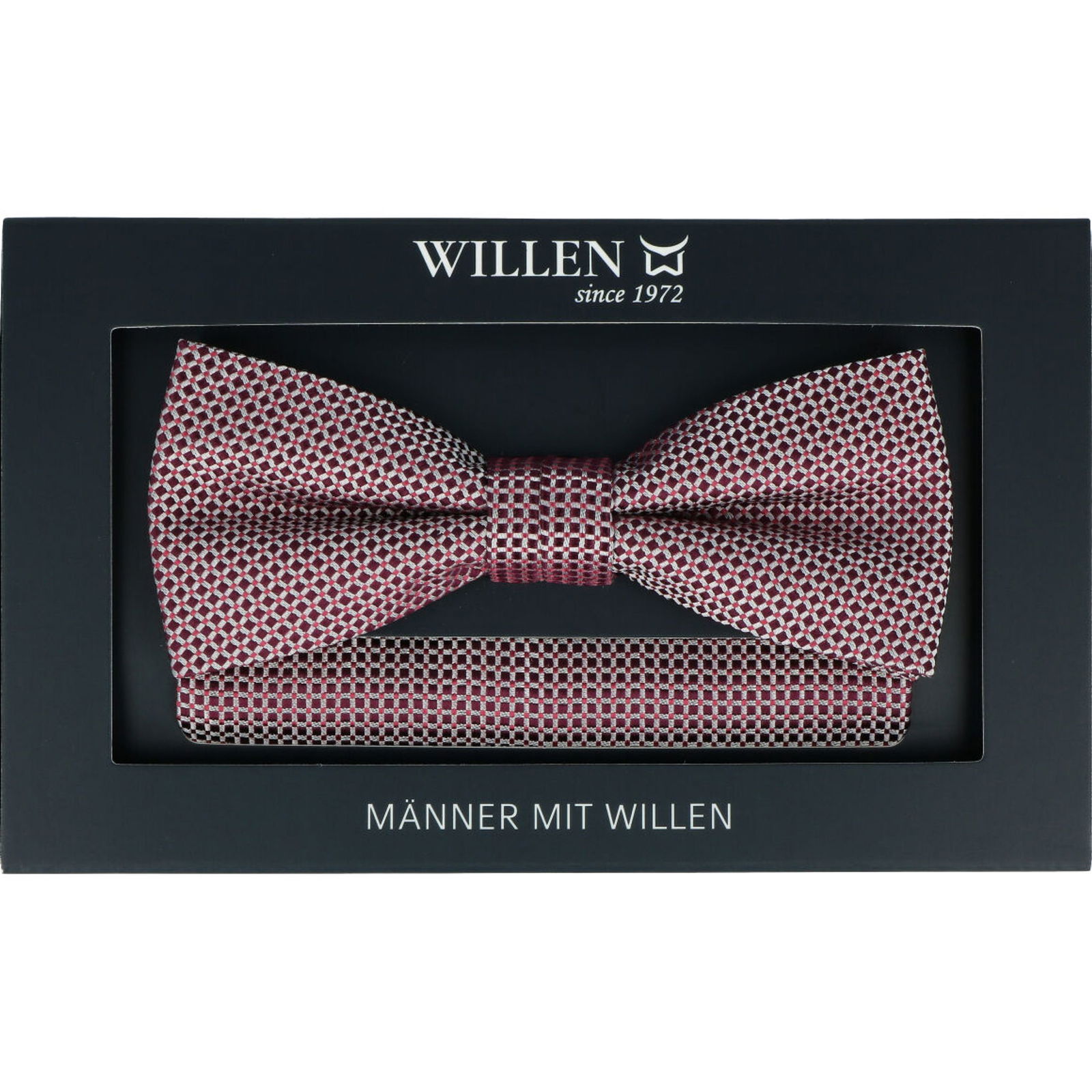 339ff8ab53823040467995d6bd3dcb65 Willen | Willen Set - Schleife + Einstecktuch | STK | bordeaux