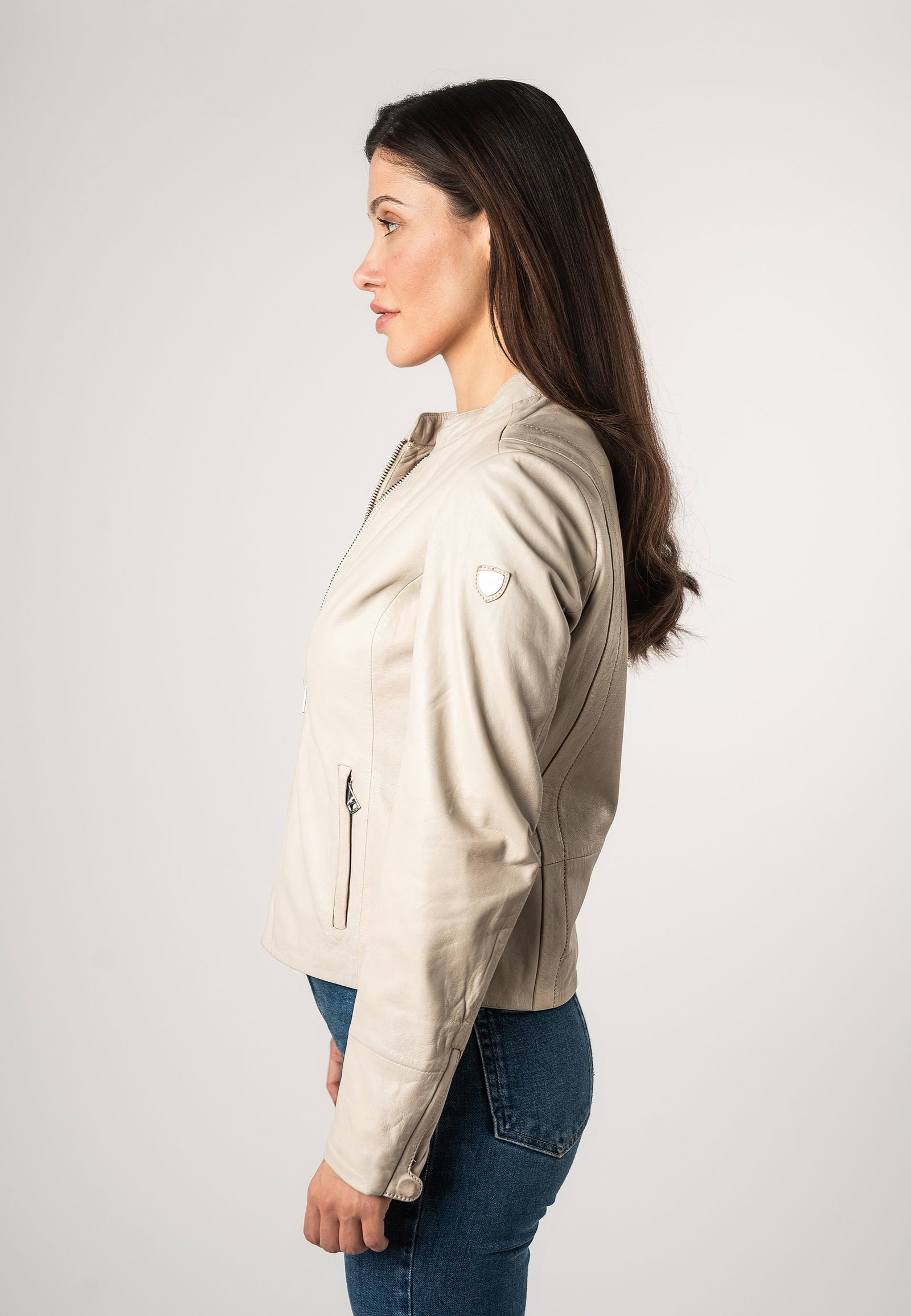 Mauritius Gipsy Lederjacke MWCelly mit Stehkragen #4