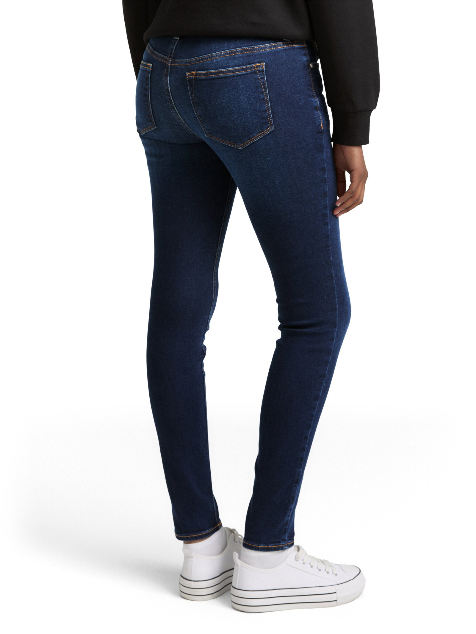 TTJONA SKINNY, Used Dark Stone Blue Denim #4