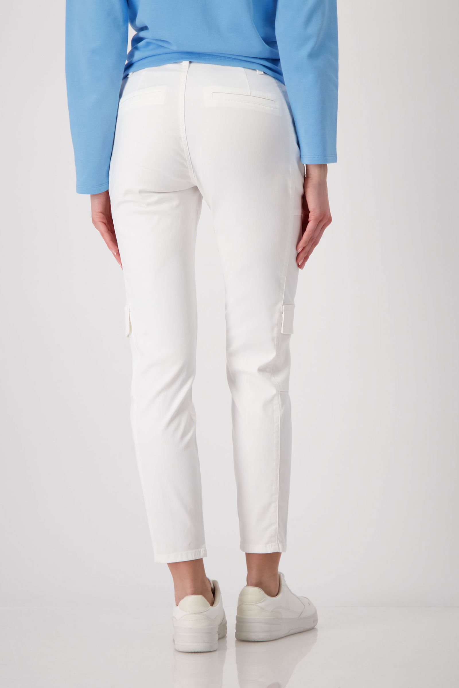 b18986e5aa70a26e74fa5e1e70c487fc Monari | Monari Schmale Hose | off-white