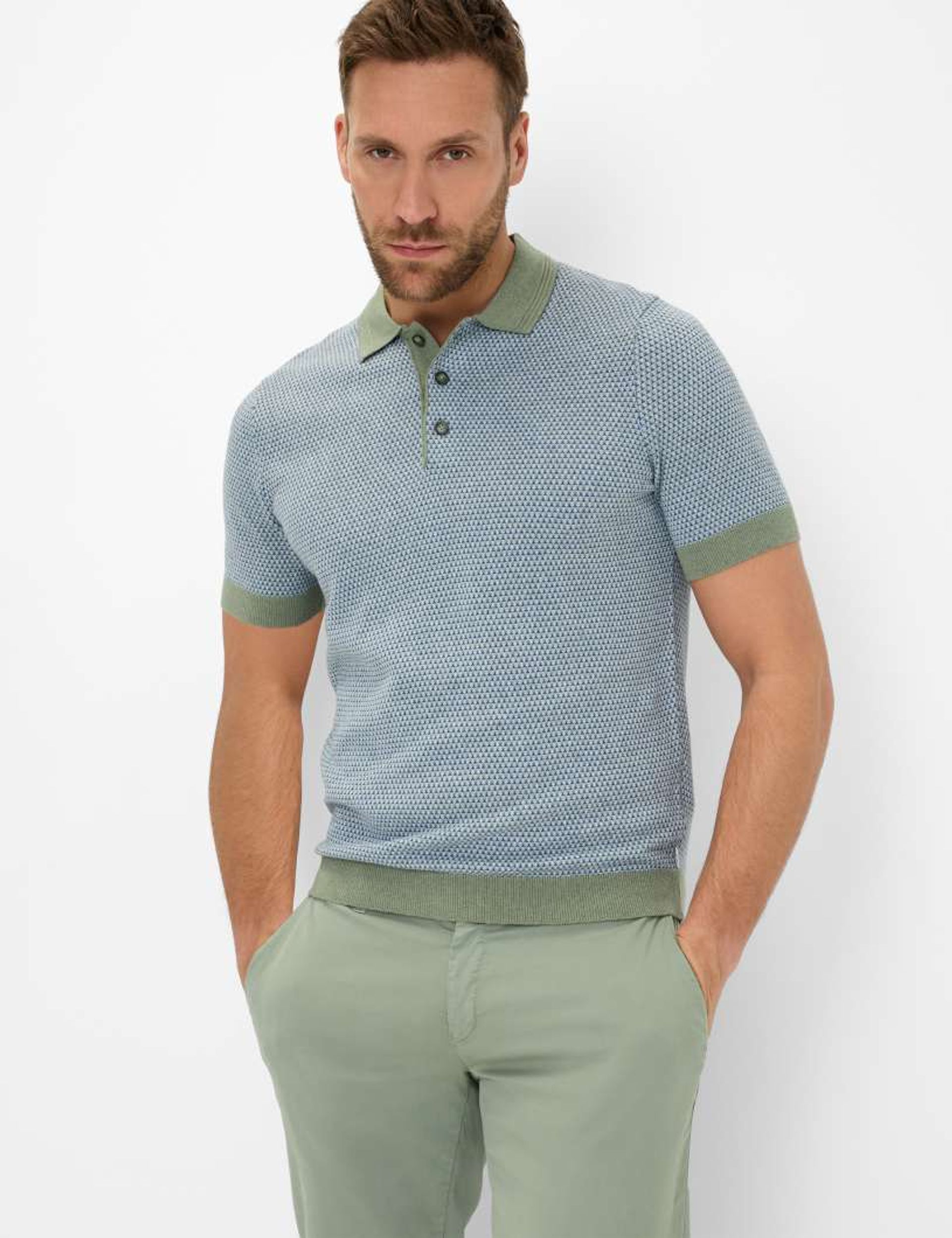 Brax |  Brax Poloshirt Style "Pascal" | L | sage