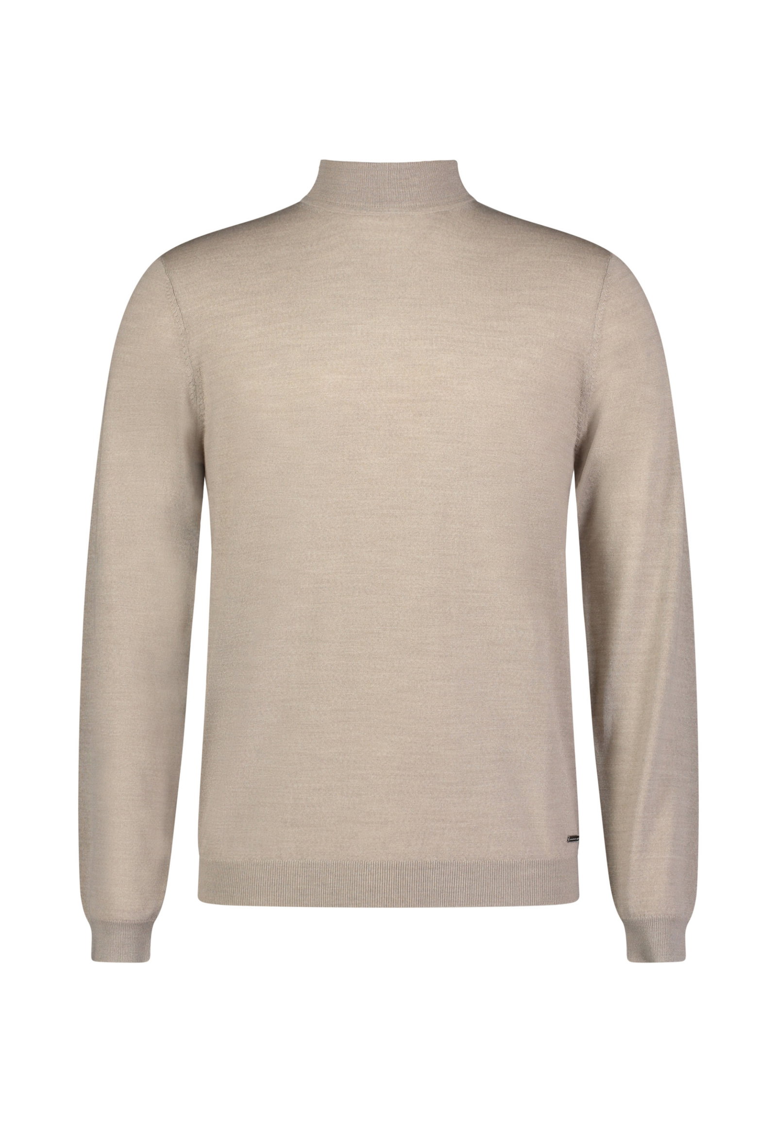 HERREN-PULLOVER 1/1 ARM, LIGHT BROWN #1