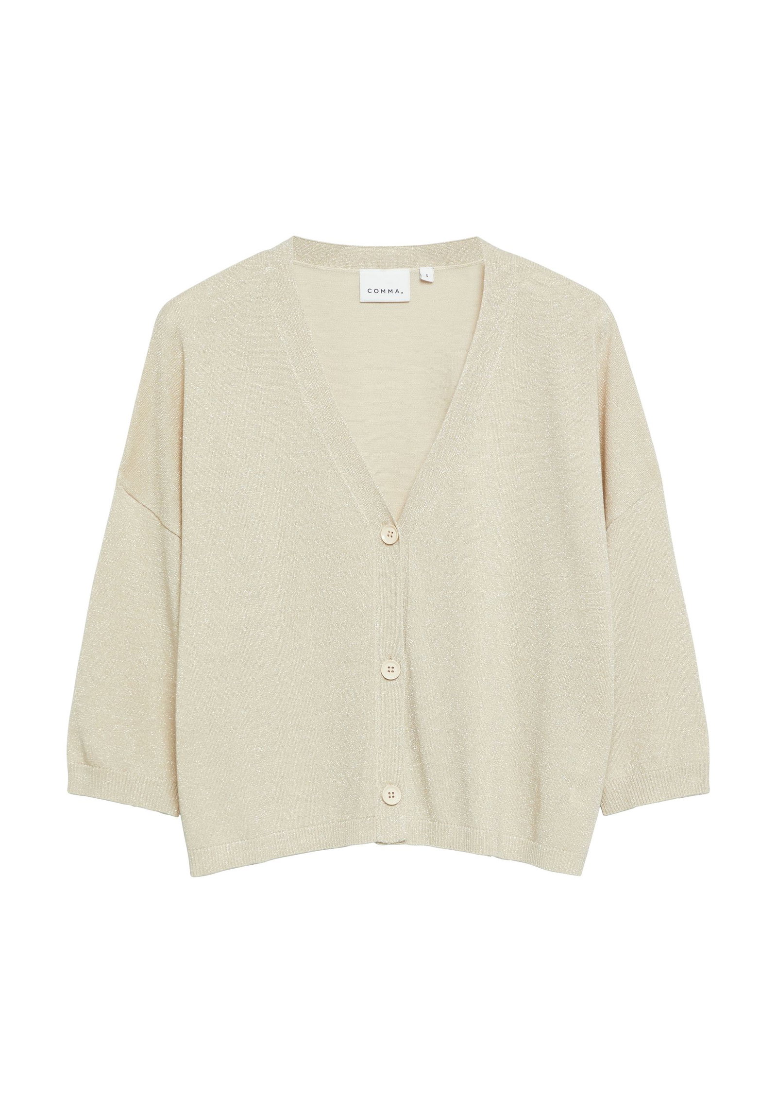 21e81dce8bb0ffa5afe632b2bc2fb804 | Strickjacke, GREY/BLACK | M | beige