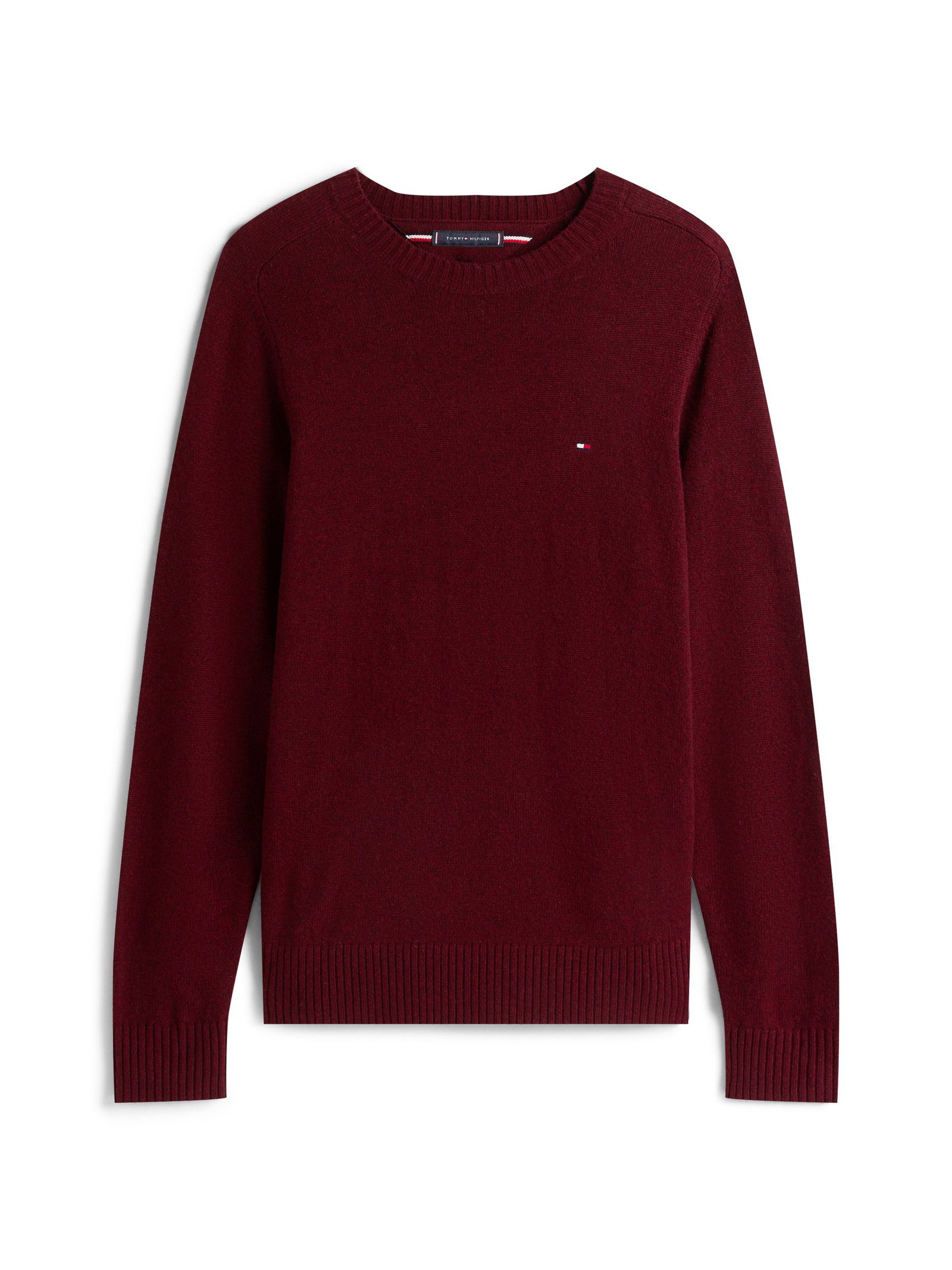  | LAMBSWOOL CREW NECK, RED | XL