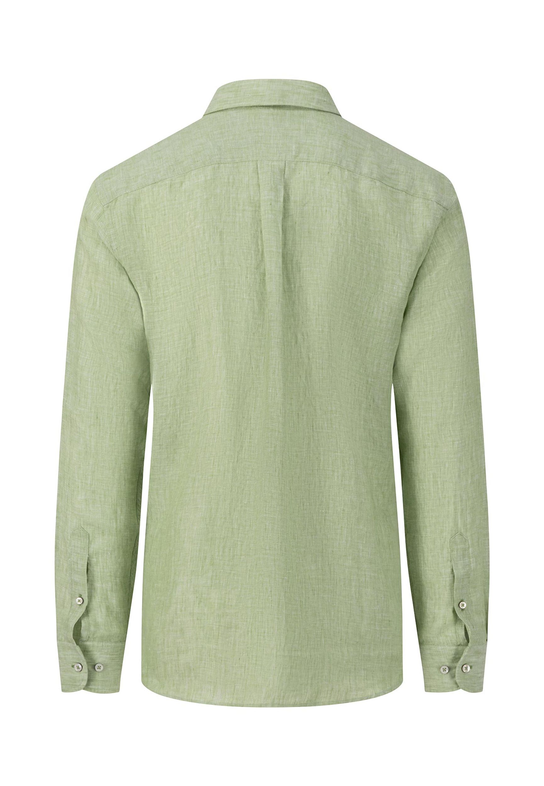 Fynch Hatton |  Fynch Hatton Hemd Regular Fit  | 3XL | leaf green