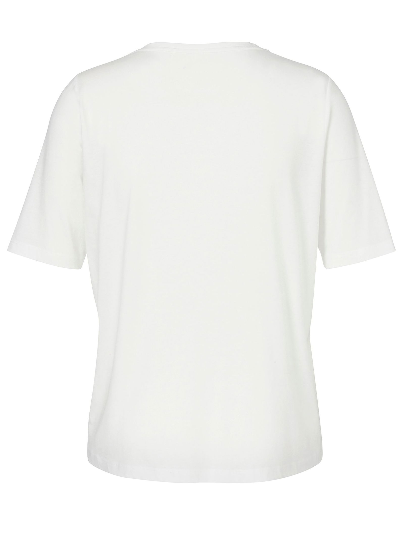 aa553dcb2c54725ca6cebe903849e756 VIA APPIA DUE |  T-Shirt Rundhals 1/2 Arm Druck Motiv Stickerei | 44 | ecru multicolor