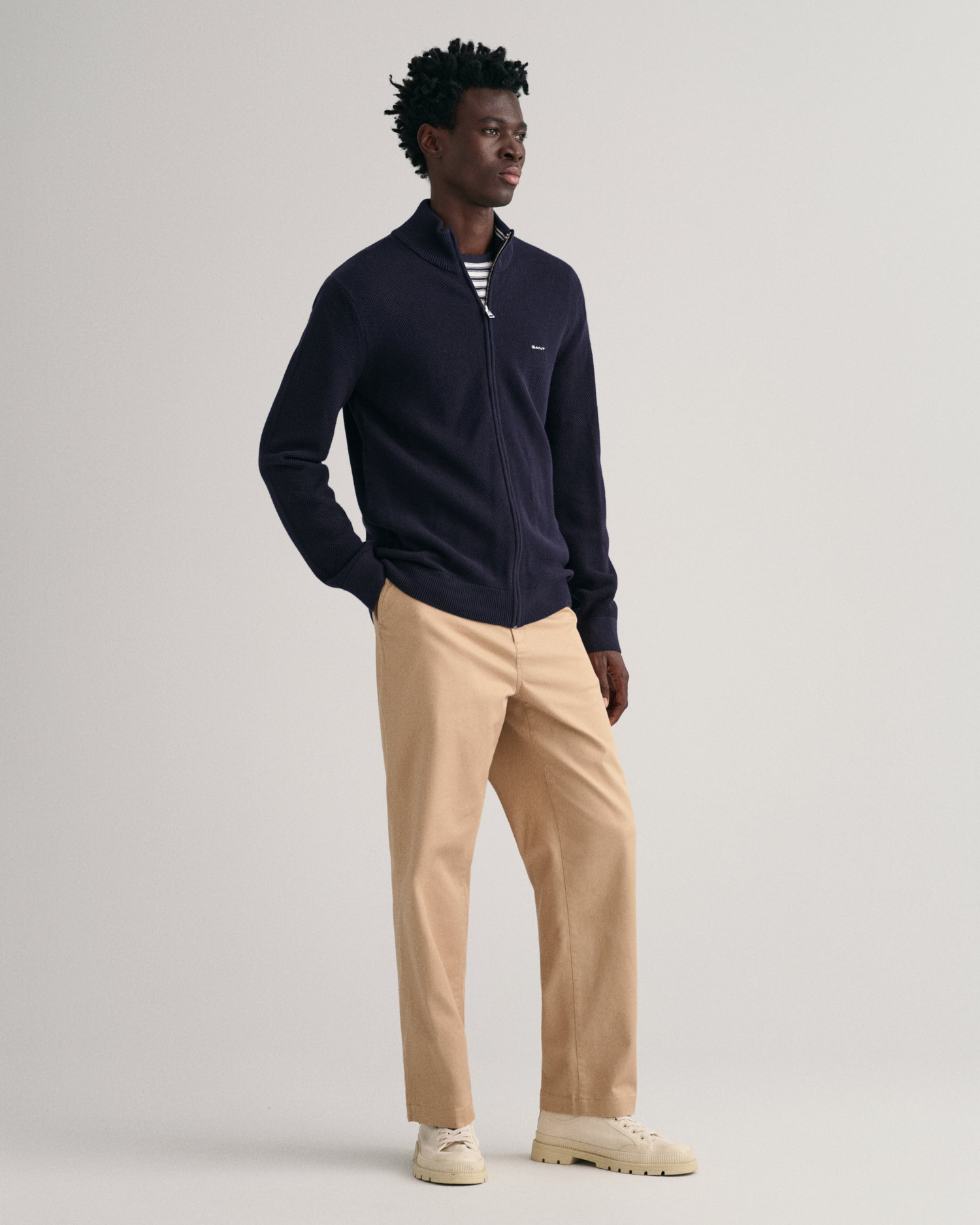 Gant Strickjacke aus Baumwoll-Piqué #10