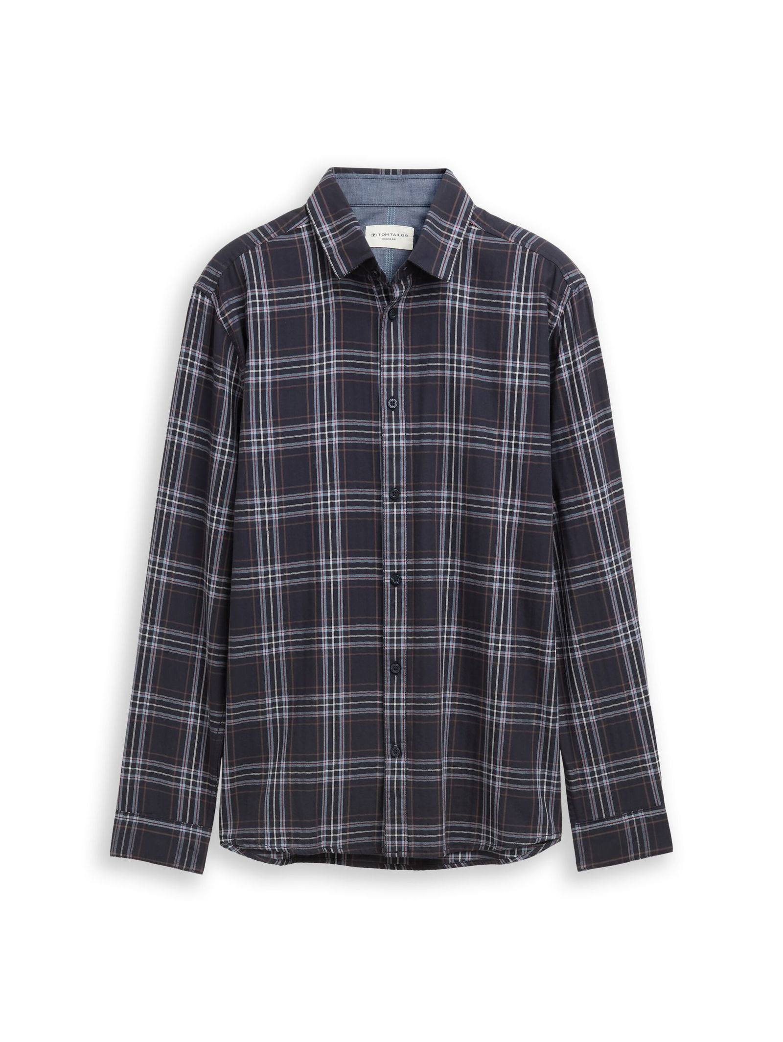 Tom Tailor |  Regular Fit Flanell-Hemd mit Muster | L