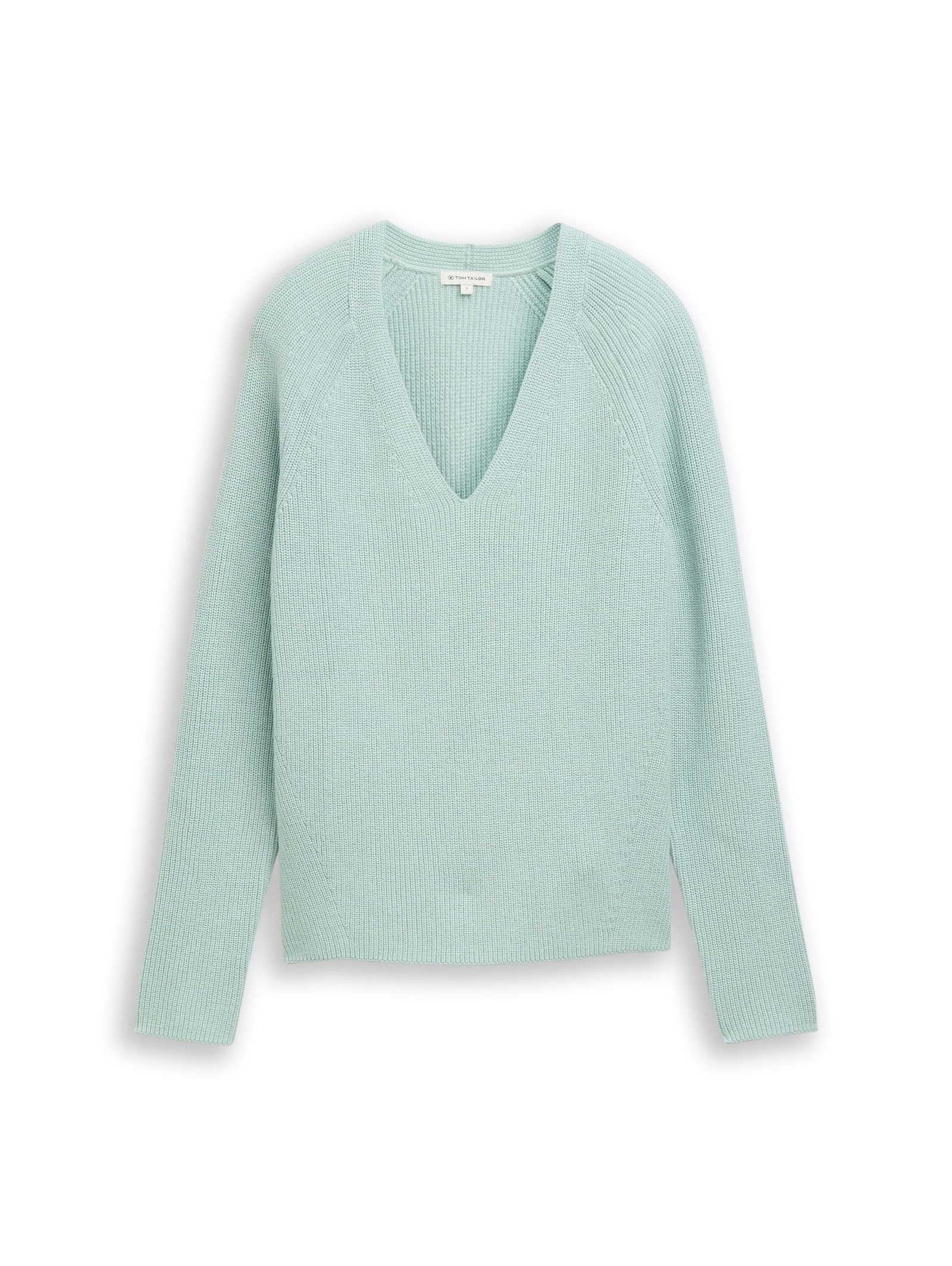 |  knit rib v-neck sweater | XL