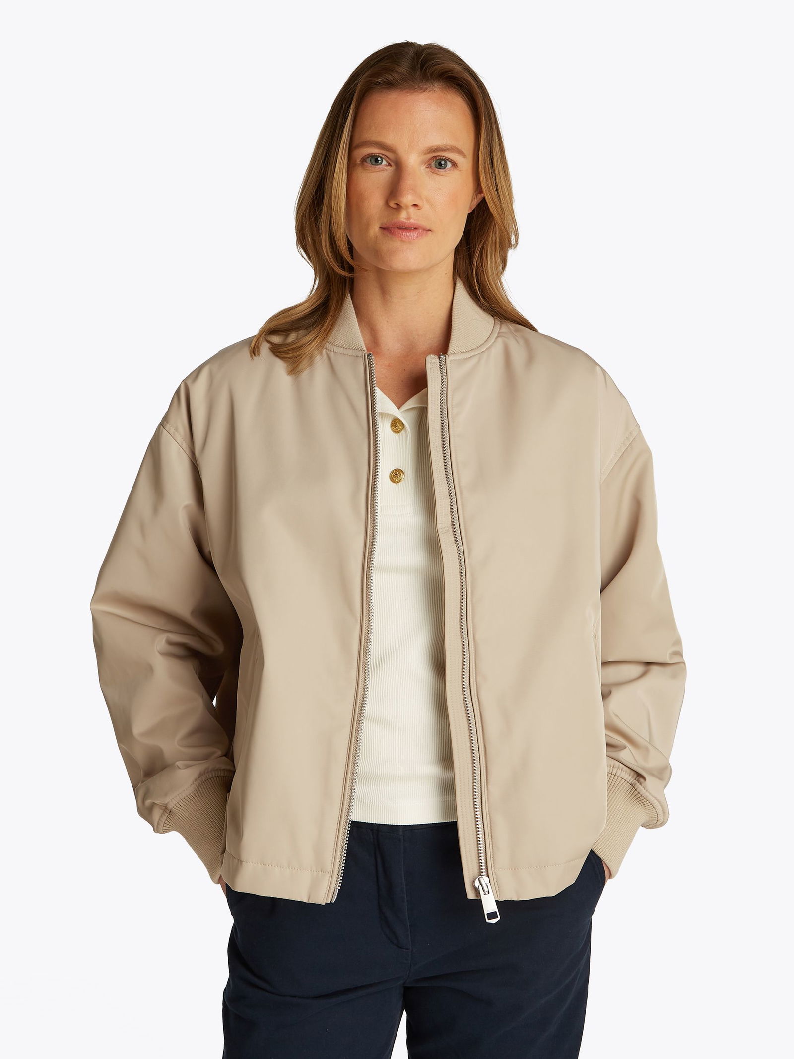Tommy Hilfiger |  Tommy Hilfiger Funktionsjacke  | S | sandalwood