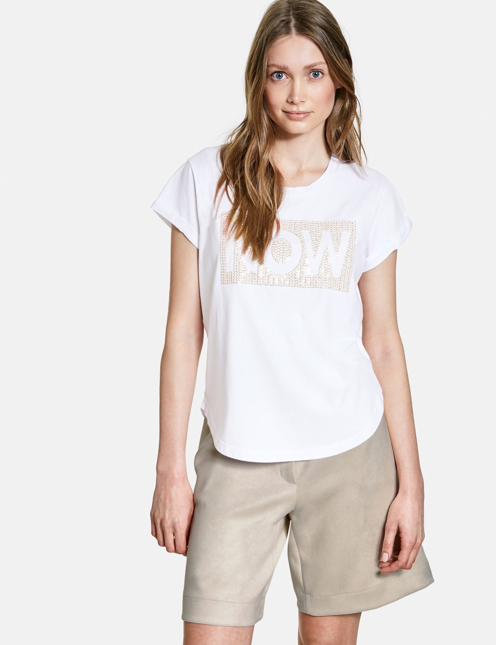 T-Shirt mit Wording GOTS