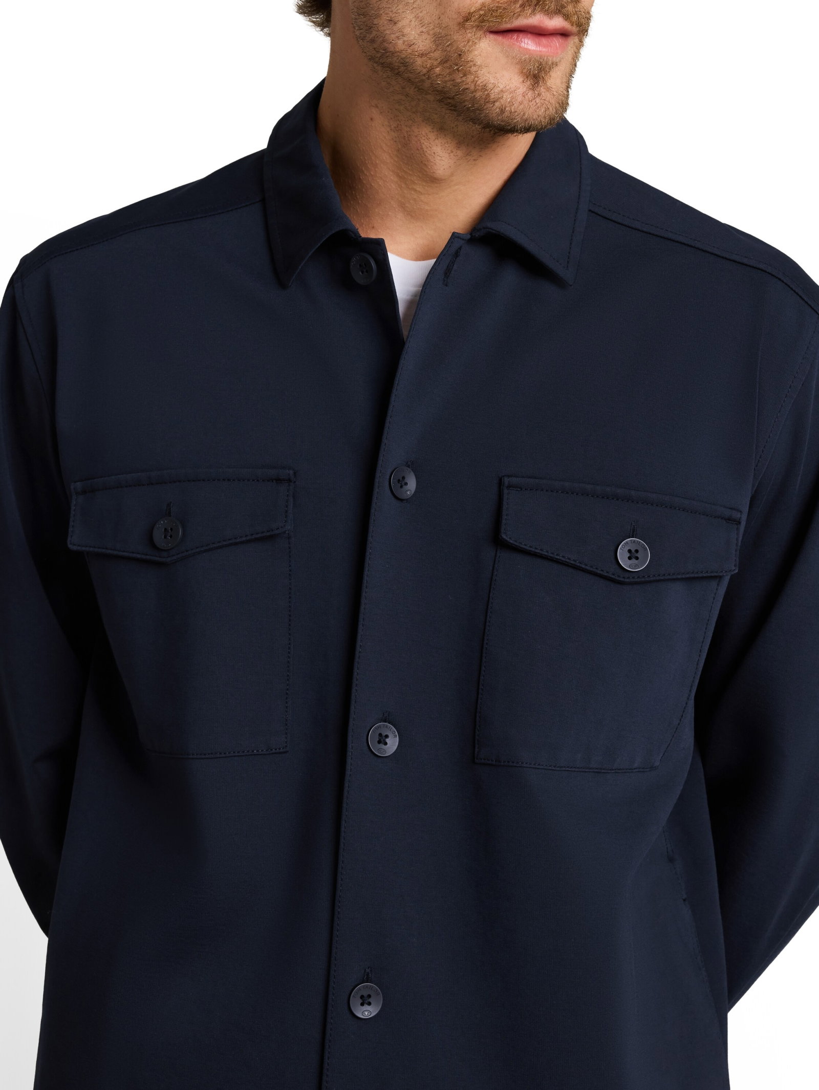 smart sweat overshirt, sky captain blue #12