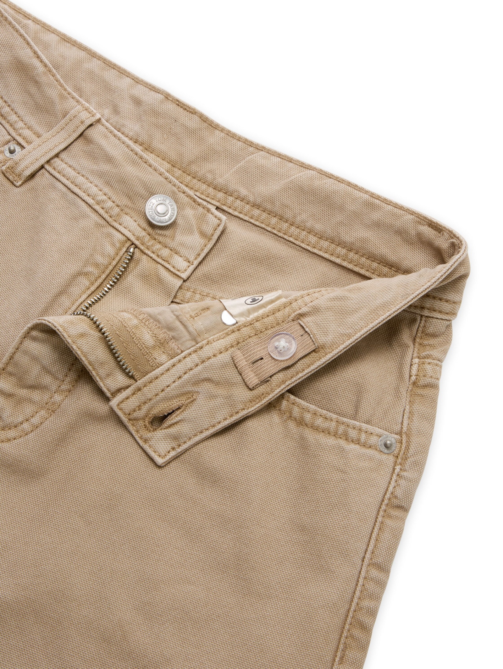 cutline baggy pants, Mink Beige #3