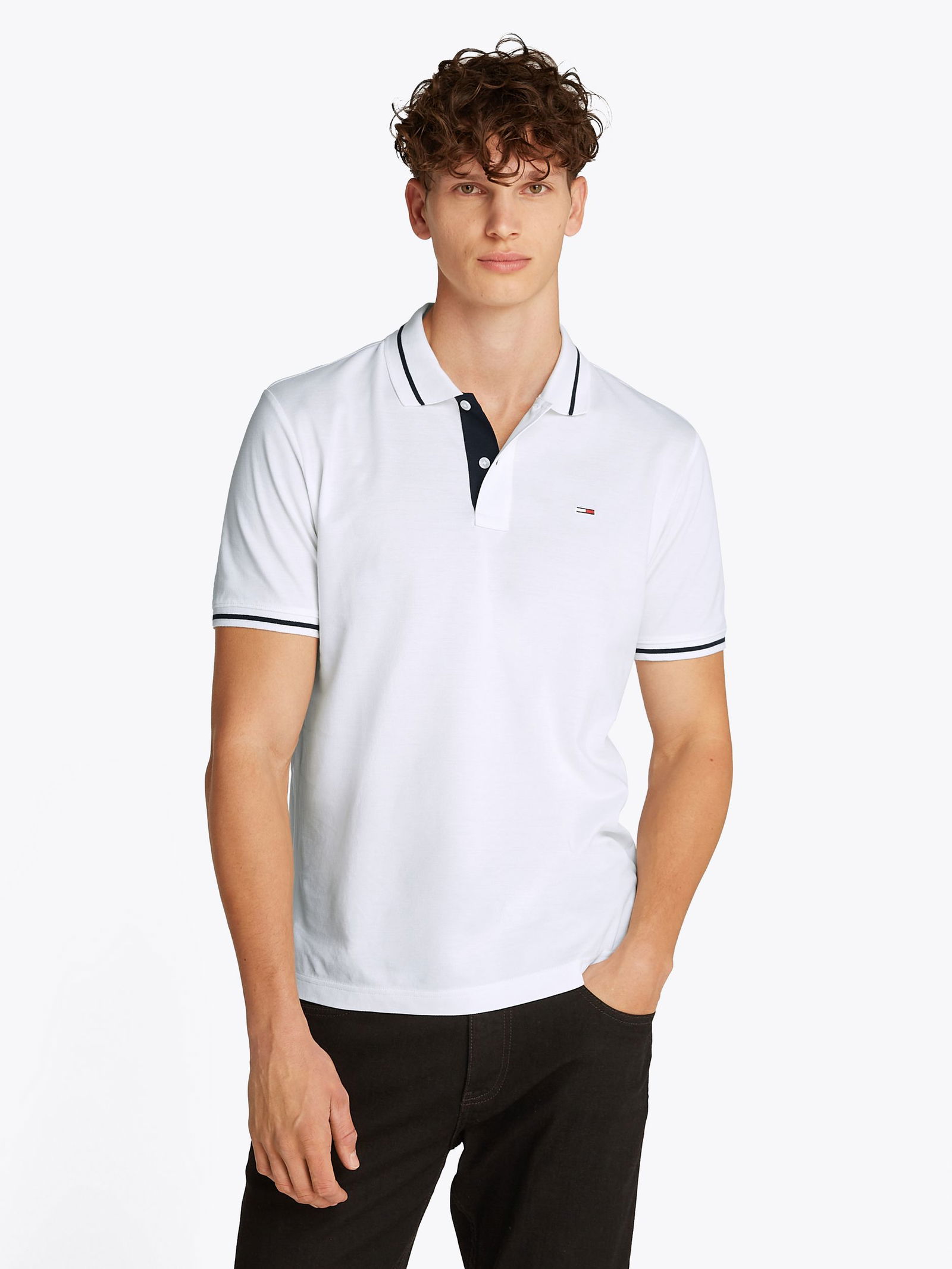 435e2052ce475350470da9f7bec9c59e Tommy Jeans | Tommy Jeans Poloshirt | XXXL | ecru