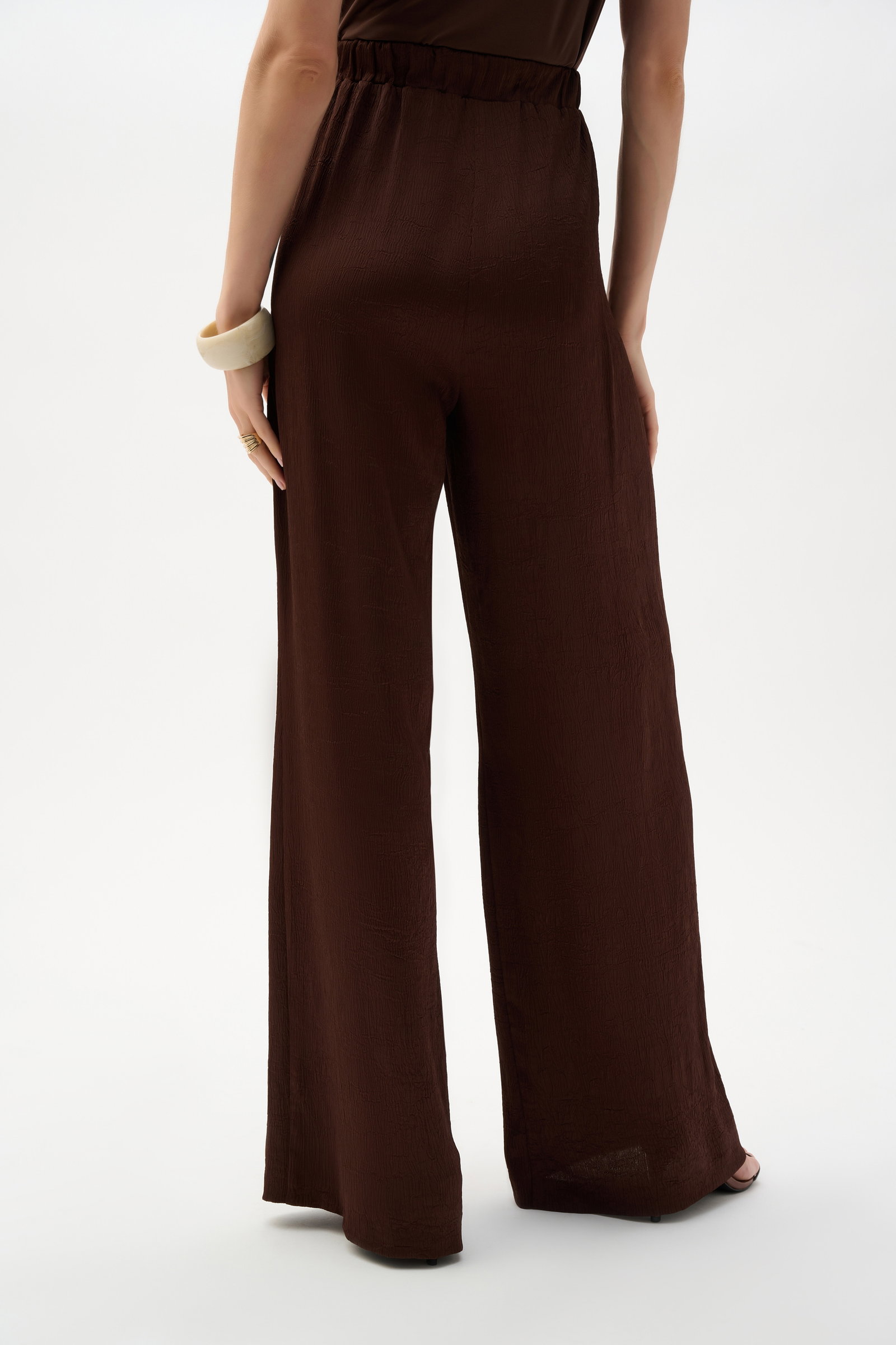 Joseph Ribkoff High-Waist-Hose mit weitem, Mahagoni #2