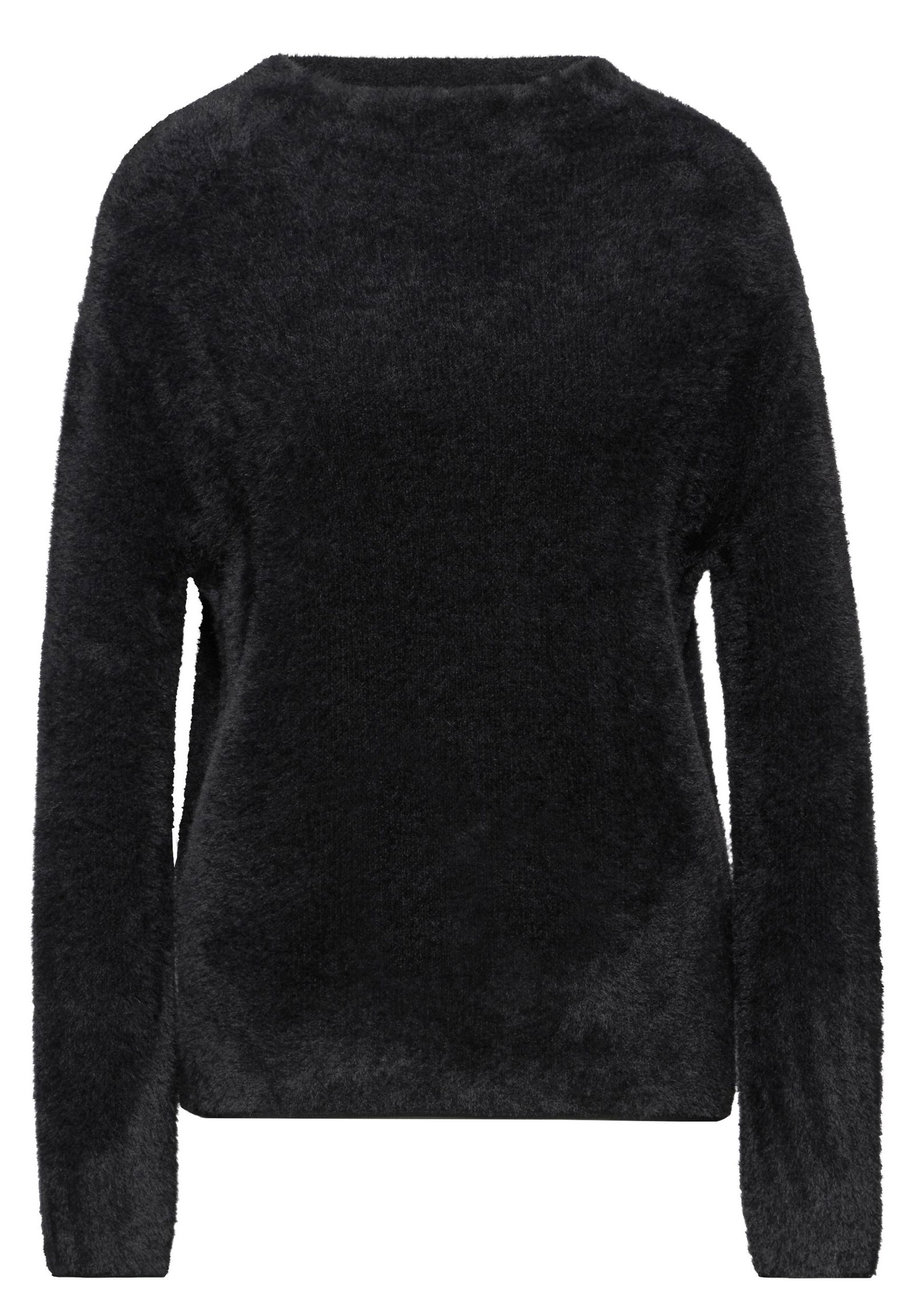 266c0e64b6dedef1e9a0e1fccd7c5fbb  |  LTD QR_featheryarn sweater wit, mocha beige | 38 | black