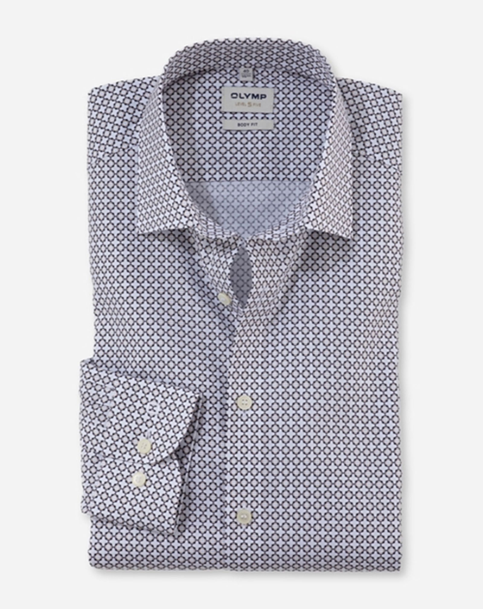 Olymp |  Olymp Hemd Modern Fit  | 45 | natur