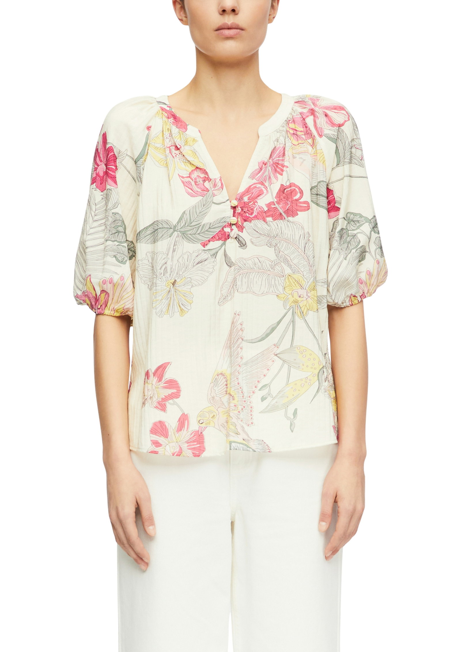 Comma Druckbluse #3