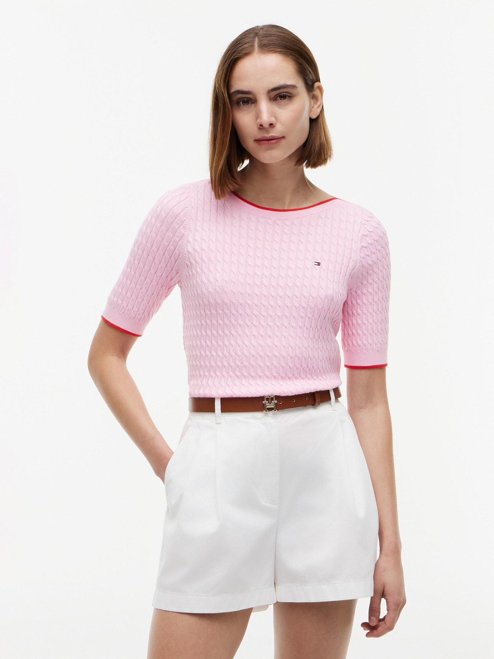 Tommy Hilfiger |  Tommy Hilfiger Pullover  | S | classic pink