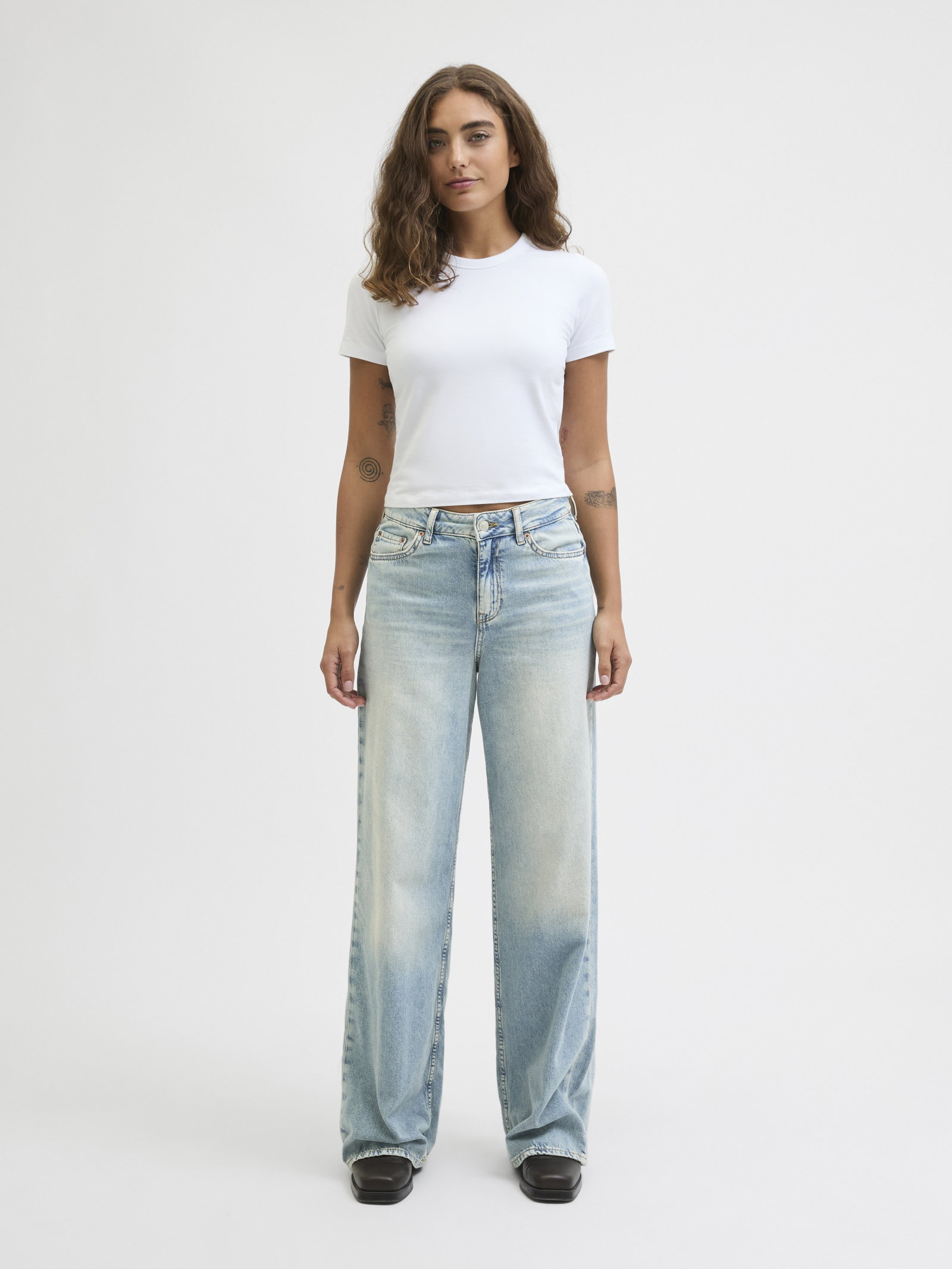 JXTOKYO WIDE HW JEANS R6167 DNM NOO, Light Blue Denim #7