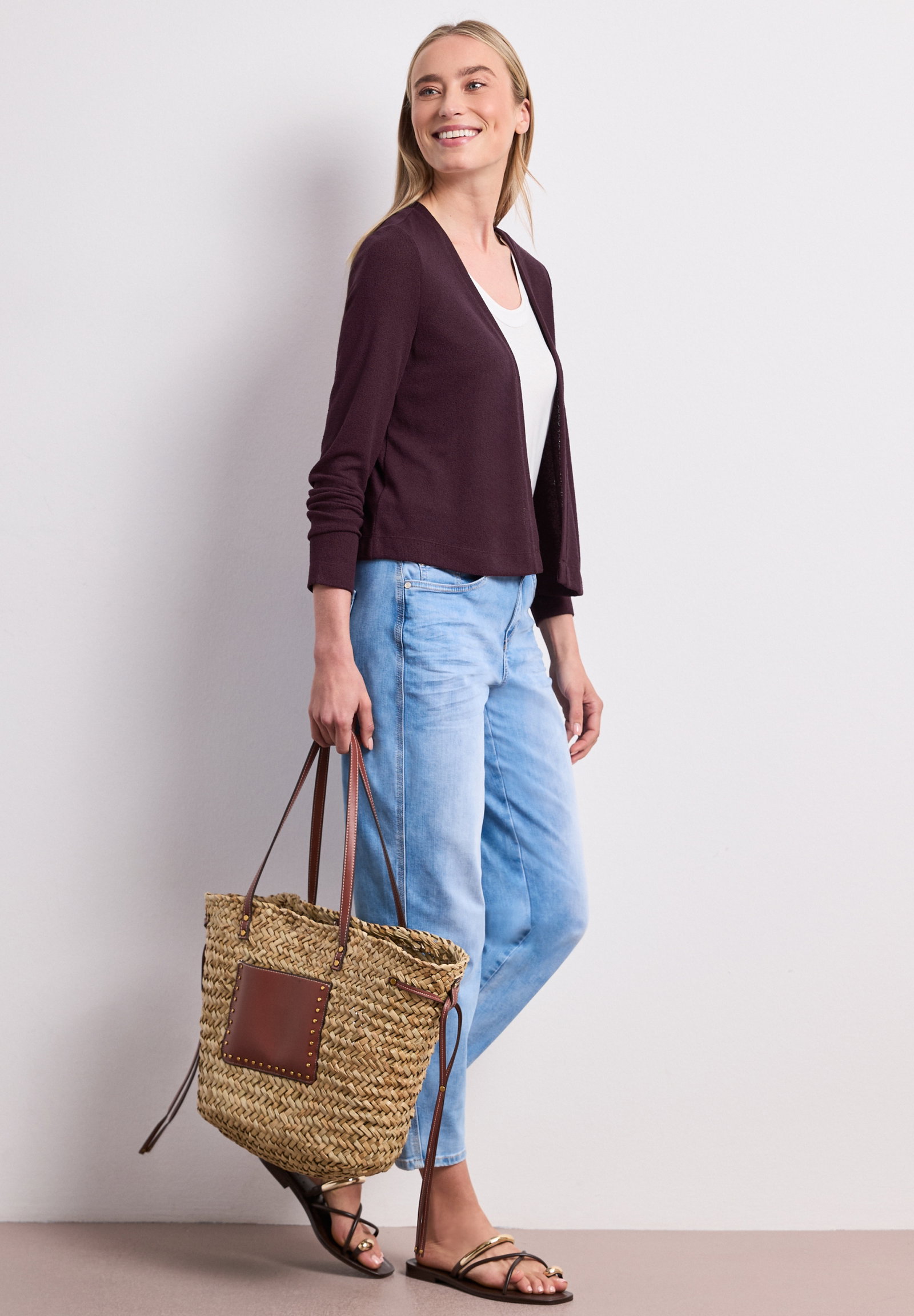 Style QR Nette new summer knit, rustic rouge #5