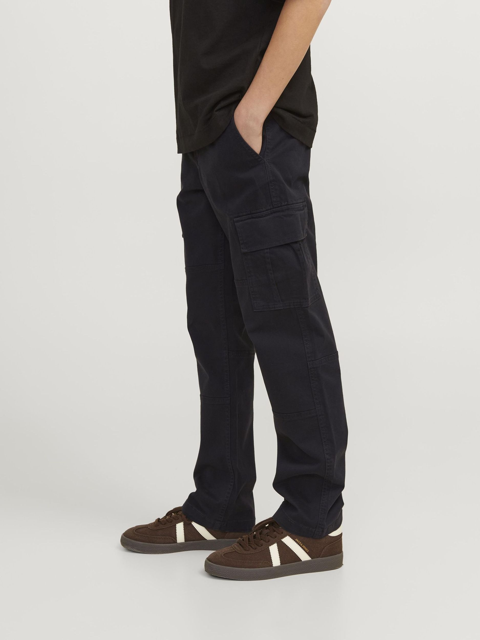 Jack&Jones |  JPSTKANE JJHARLOW CARGO NOOS JNR | 146 | black