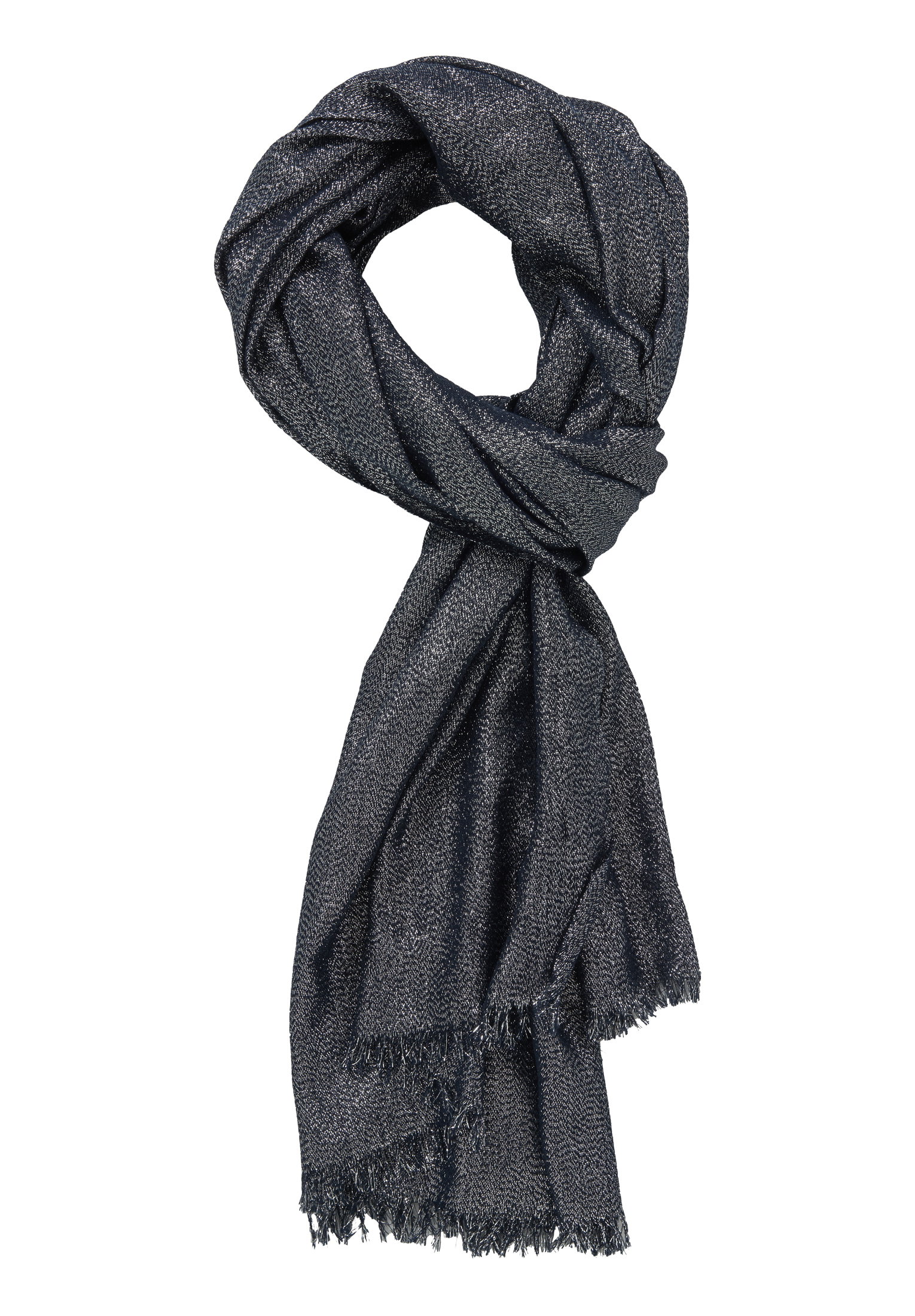 Schals, Dark Blue/Silver #1
