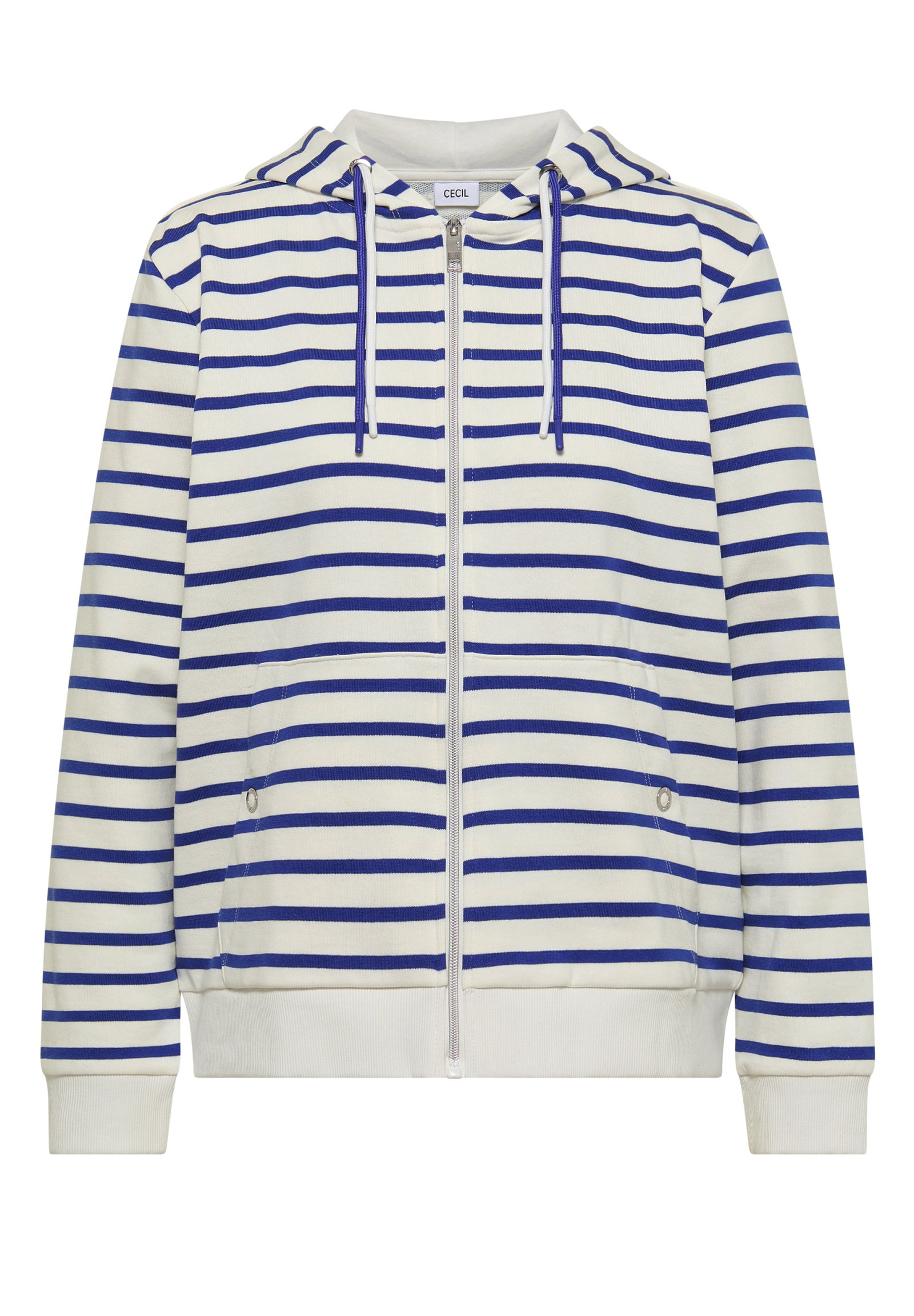 NOS Striped T-Shirt Jacket, deep river blue #1