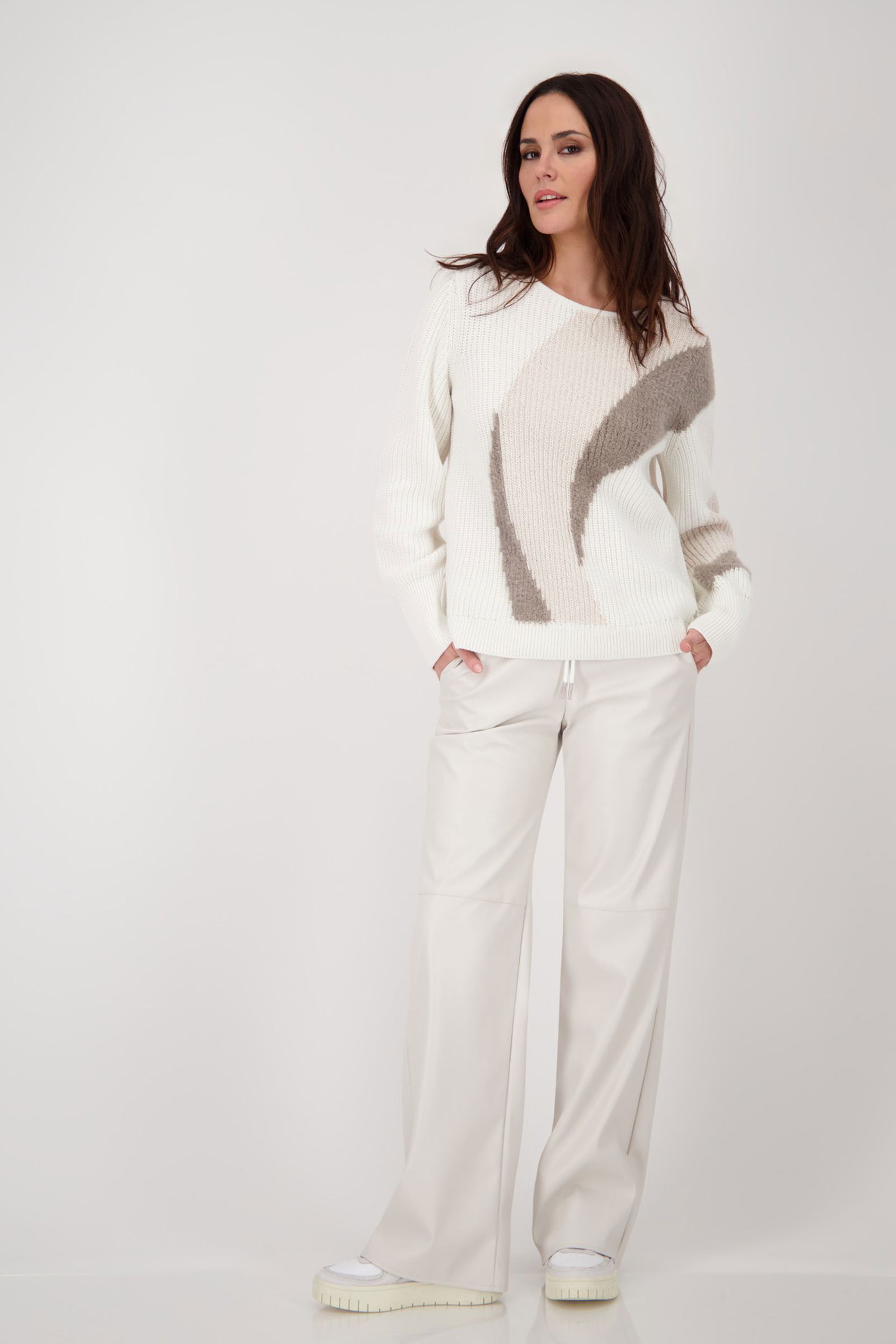 Monari | Monari Druckbluse | 36 | off-white