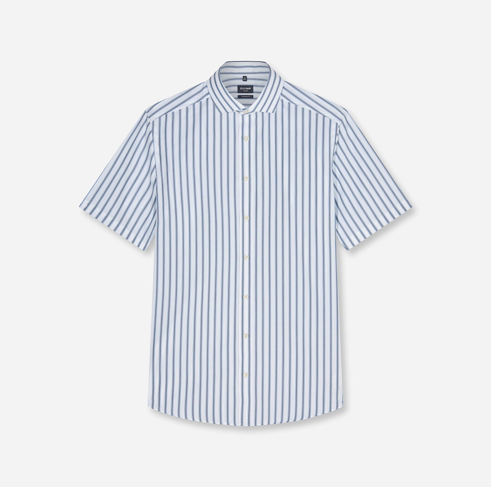4c8fe75f9b189eda06afdb41e3776236 Olymp | Olymp Hemd Regular Fit | 43 | bleu