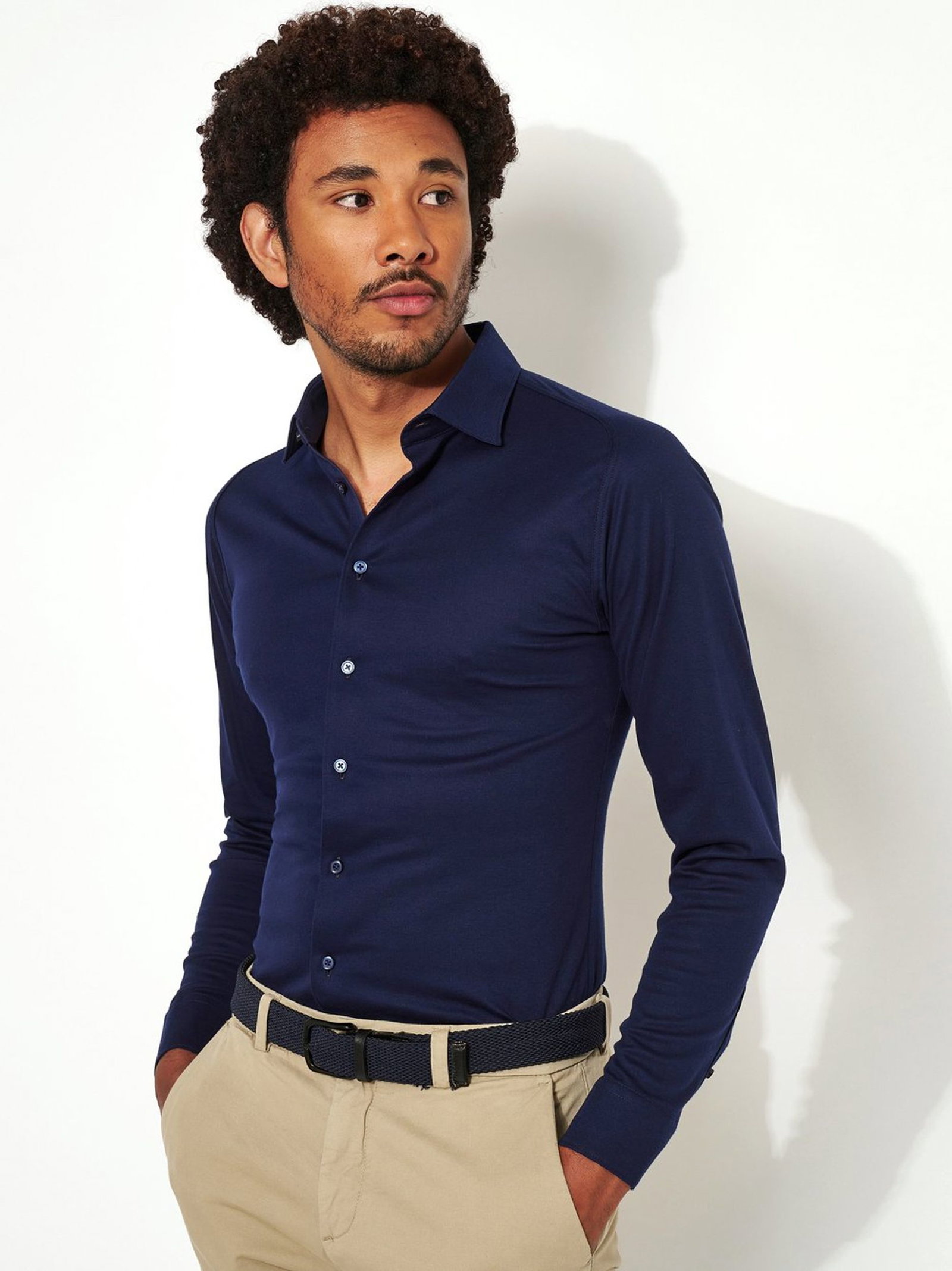 solid dark navy