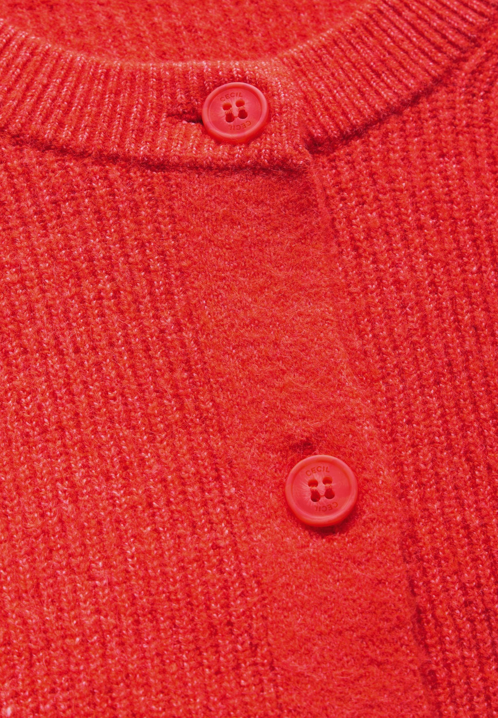 CECIL |  CECIL Strickjacke | Cardigan  | S | juicy orange melange