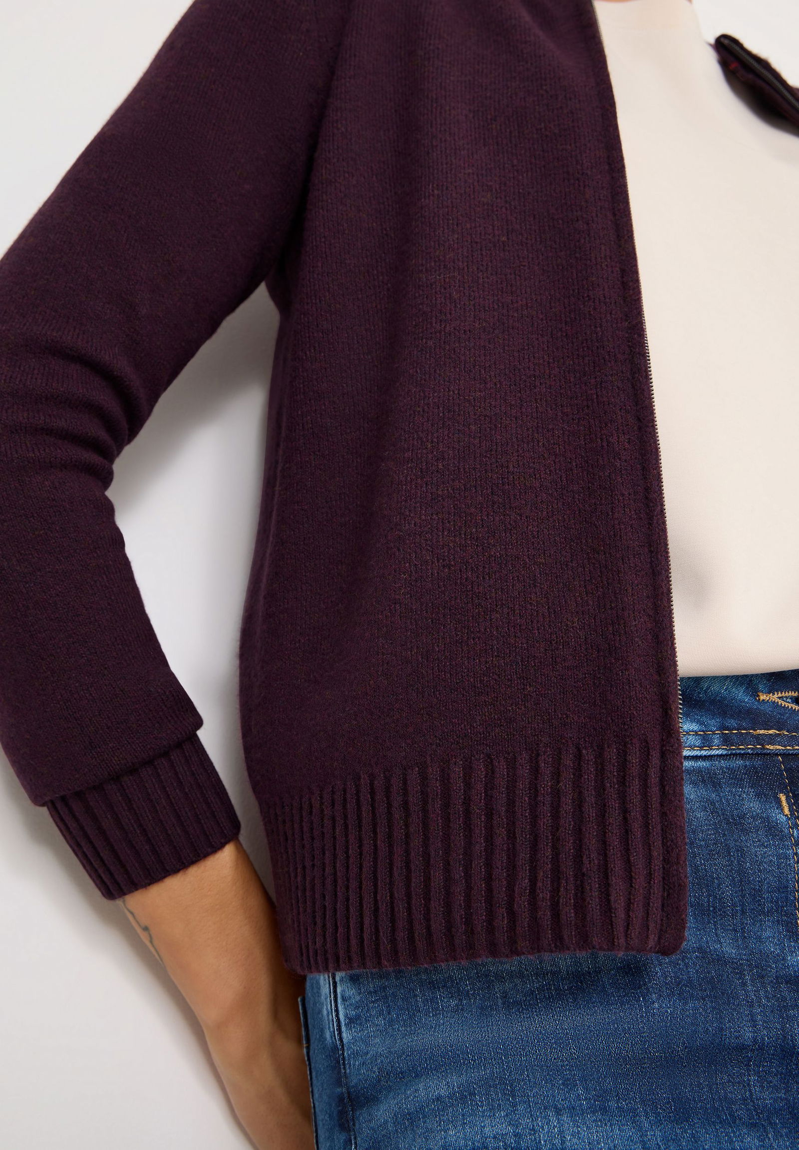  | Cosy Cardigan mit Zipper | L | 11231_17130