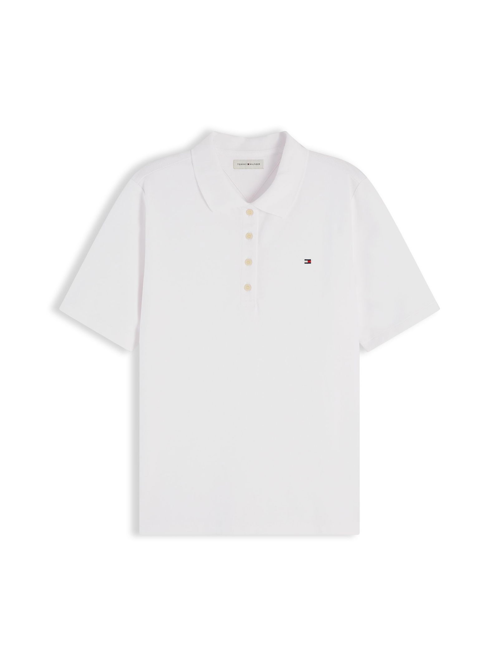Tommy Hilfiger |  Tommy Hilfiger Poloshirt  | XXL | ecru