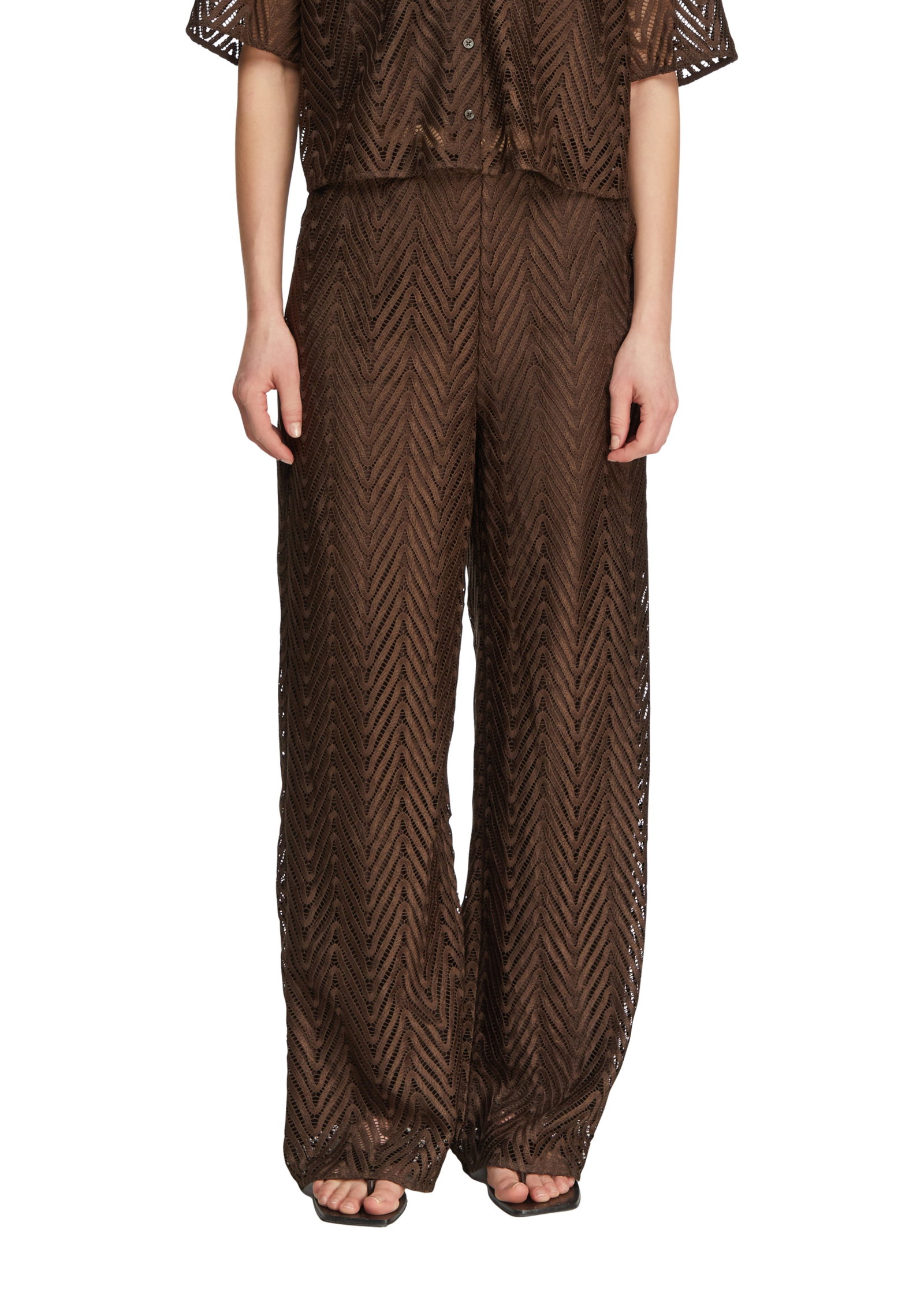 Comma allover-Spitzenhose in Wide-Leg #4