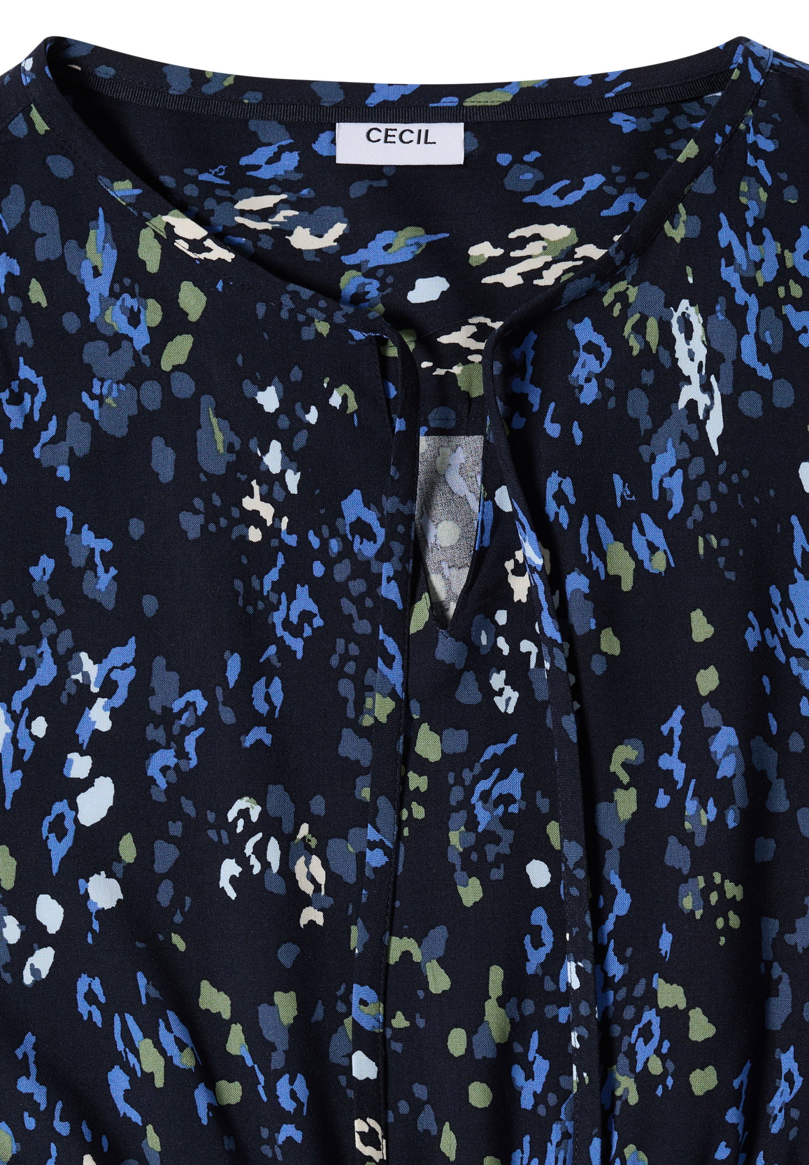 TOS Medi Print Dress, urban dark blue #2