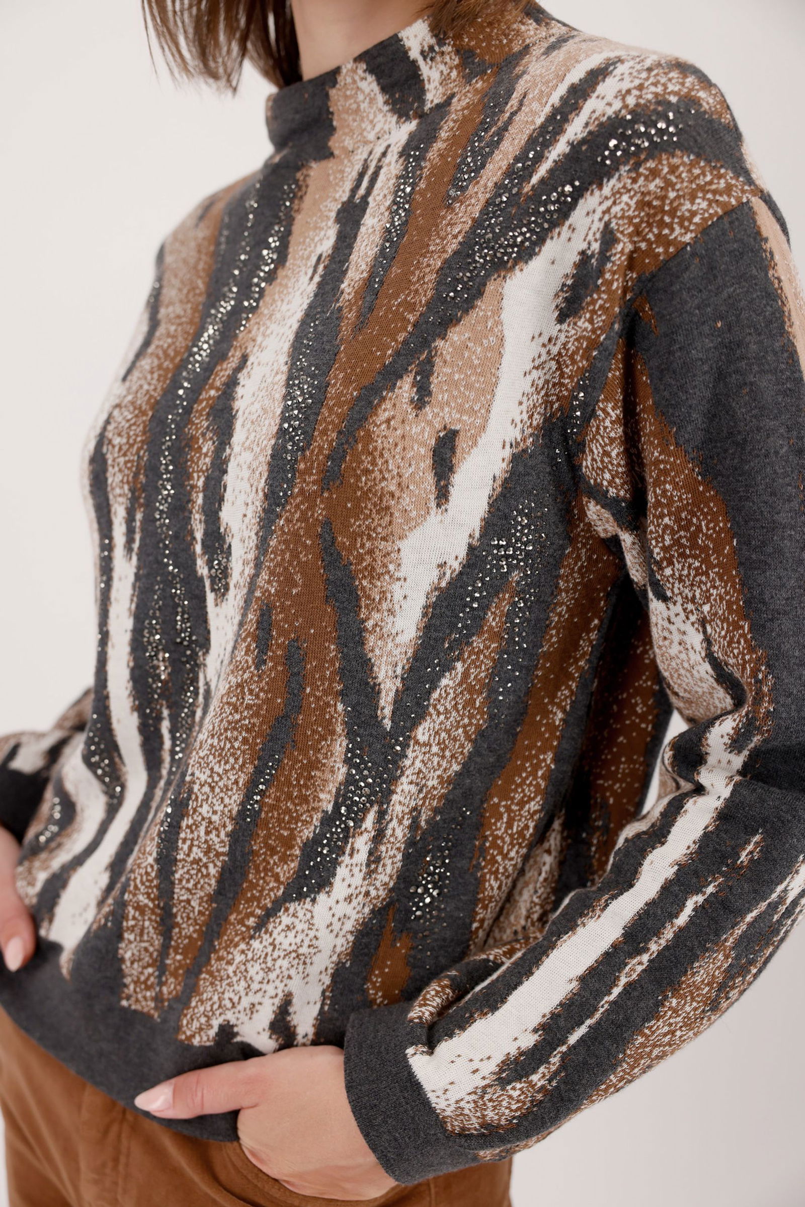  | Pullover, anthra gemustert | 40
