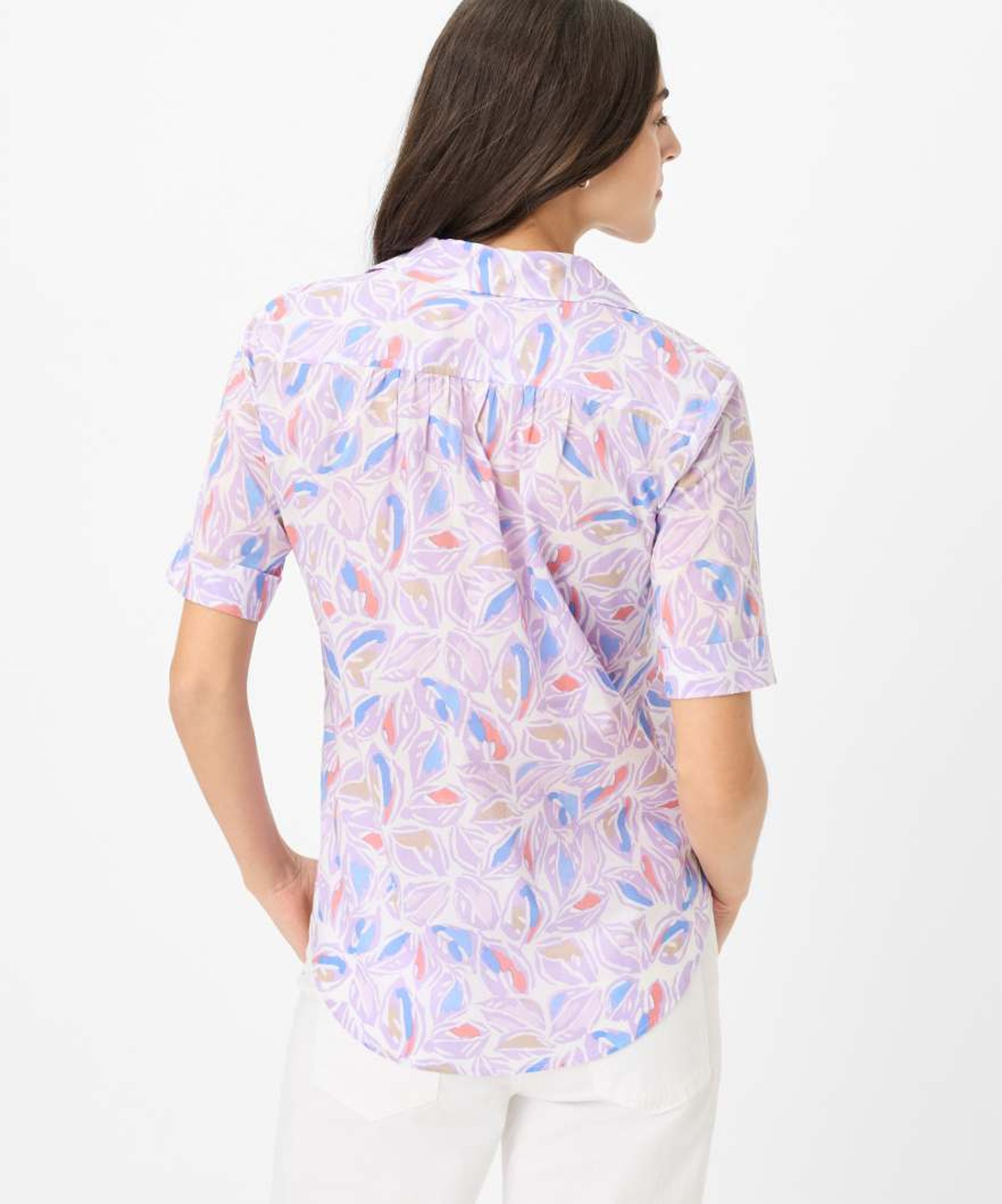 Brax |  Brax Druckbluse  | 46 | orchid