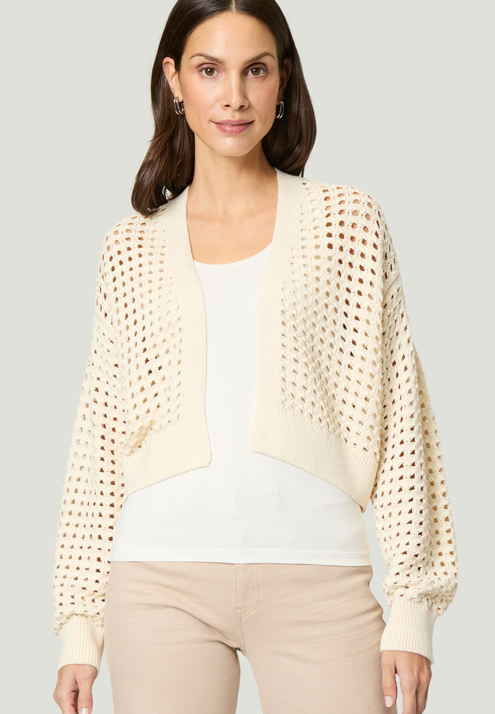 2ada0da15a1da010ef958add734b2623 Zero |  Zero Strickjacke | 40 | eggnog