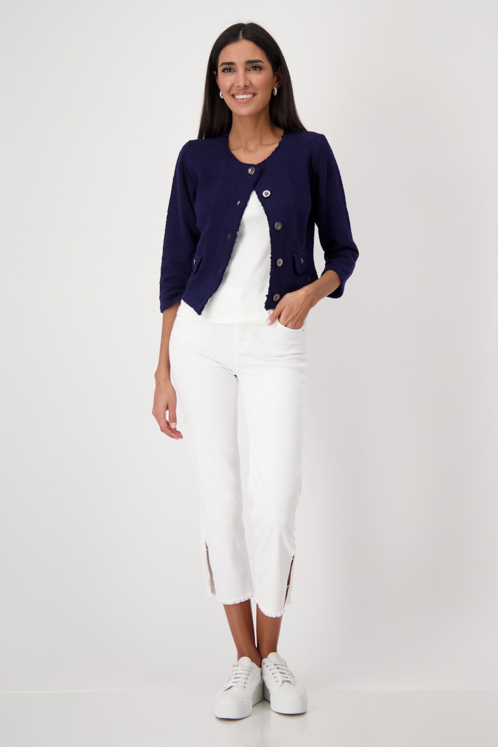 Monari |  Monari Strickjacke | Cardigan  | 42 | navy blue