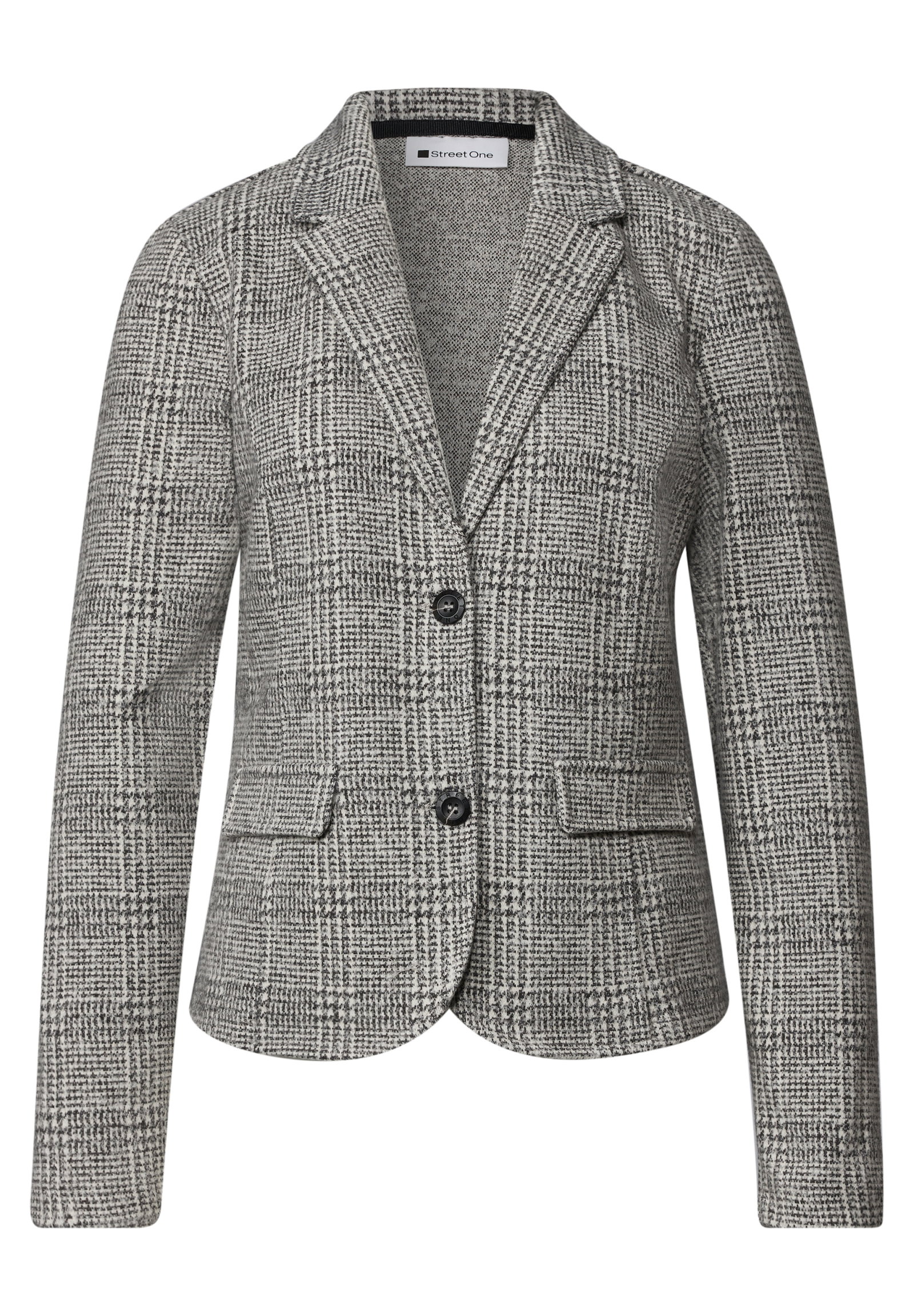 LTD QR Check Blazer, Black #1