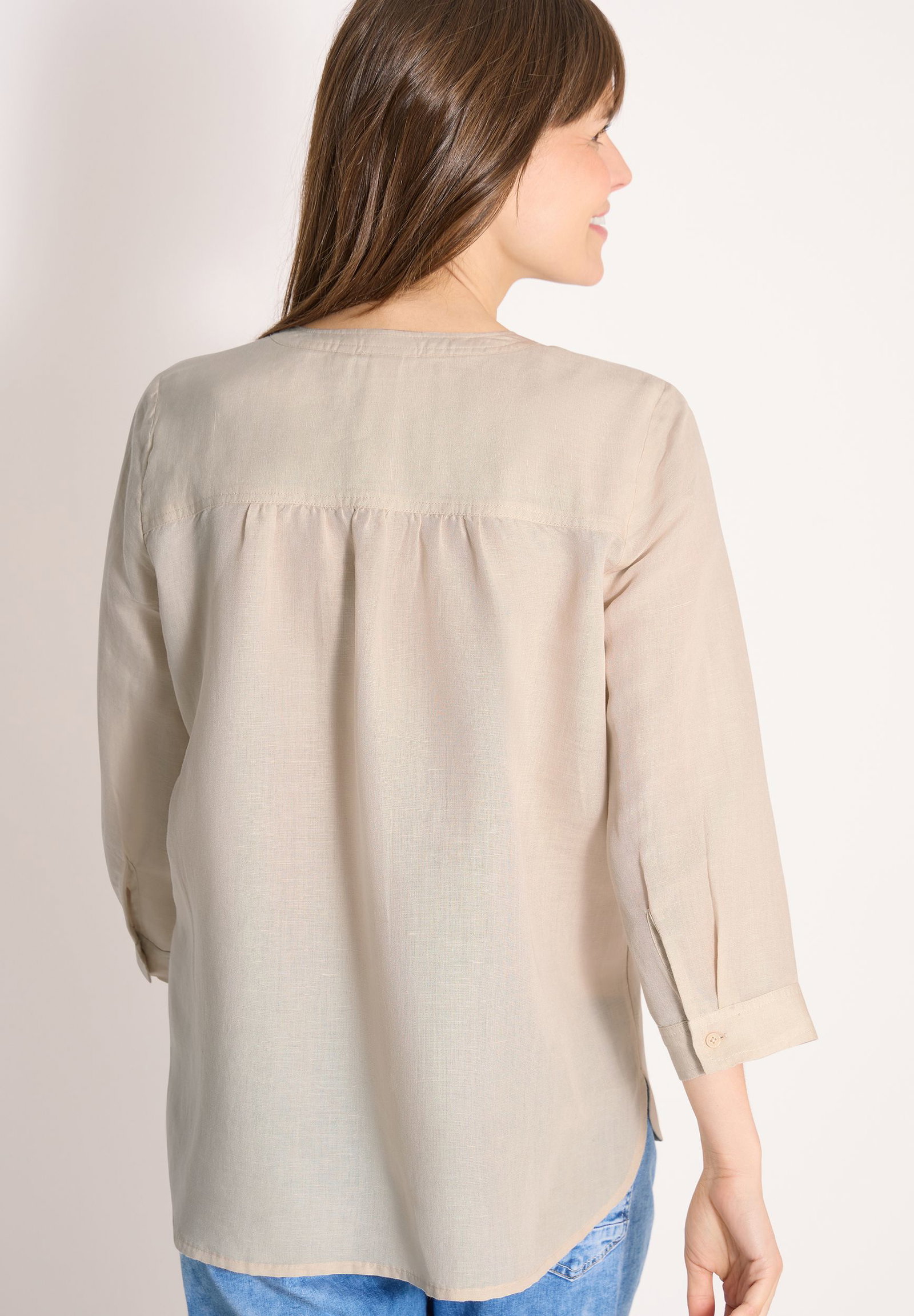 CECIL |  CECIL Bluse aus Leinen  | XXL