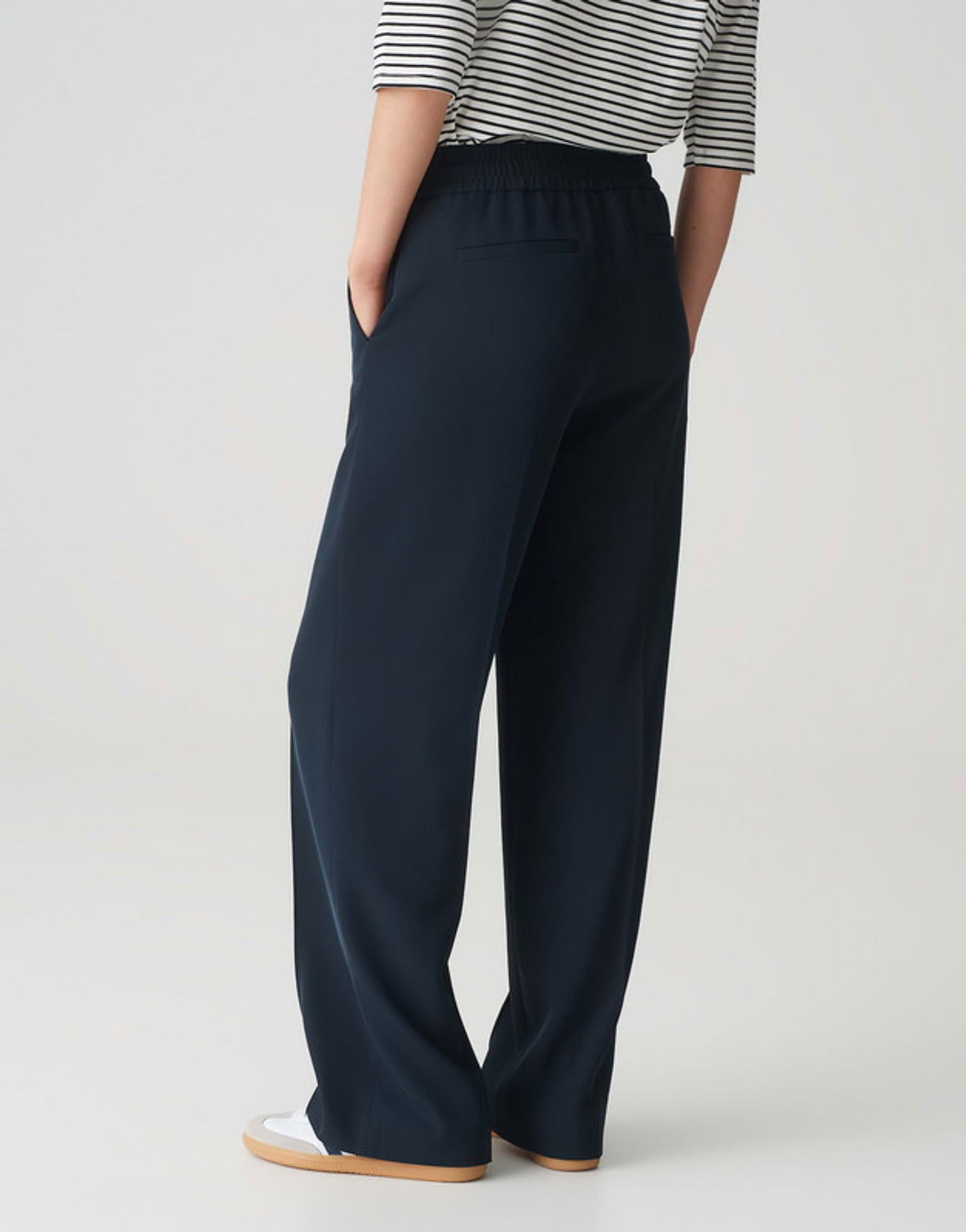 Opus |  Opus Druckbluse  | 40 | coal blue