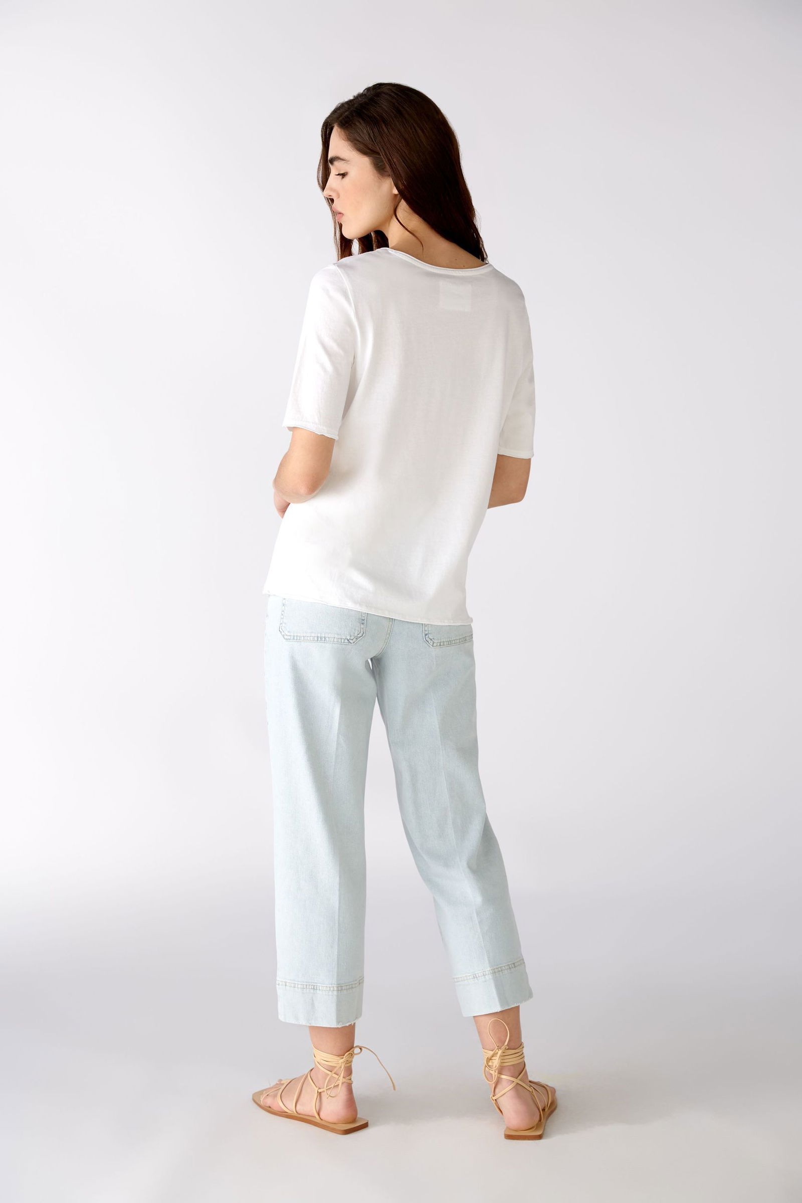 T-Shirt mit platziertem Motiv