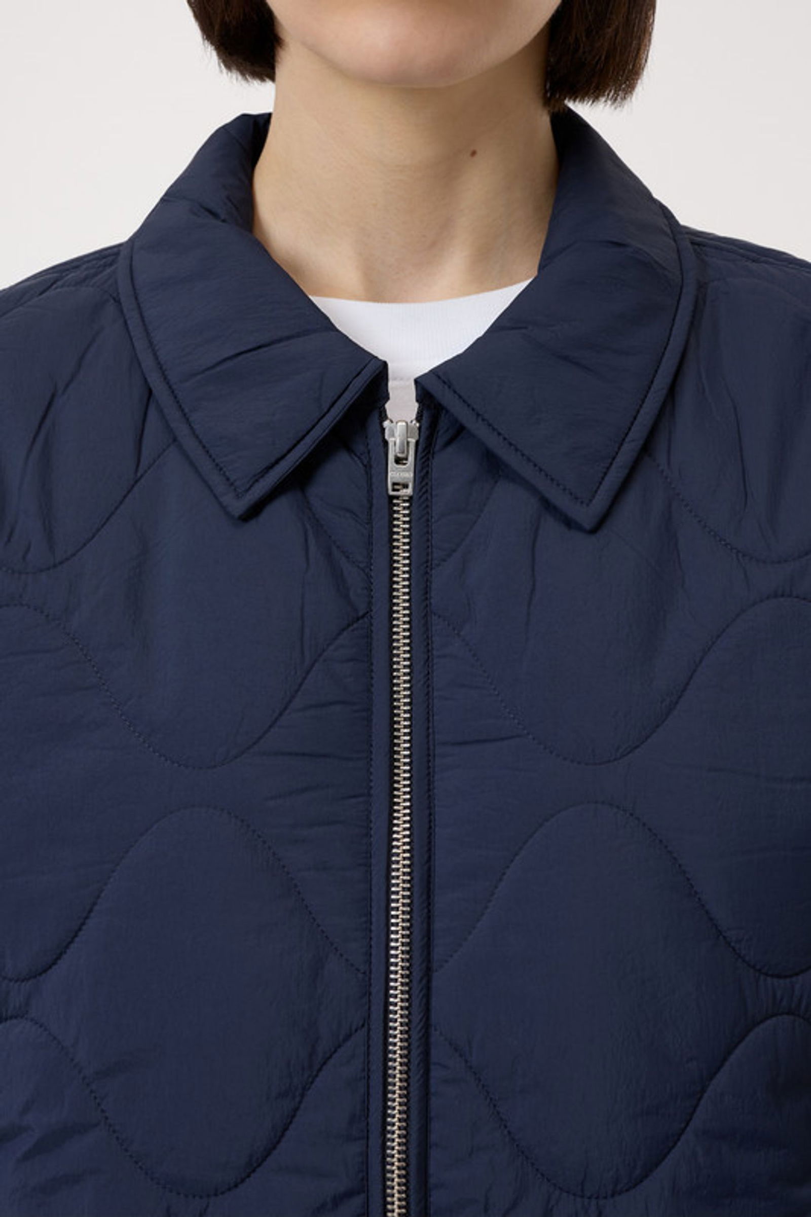 Closed |  Closed Steppblouson aus recycelten Materialien | L | Blau