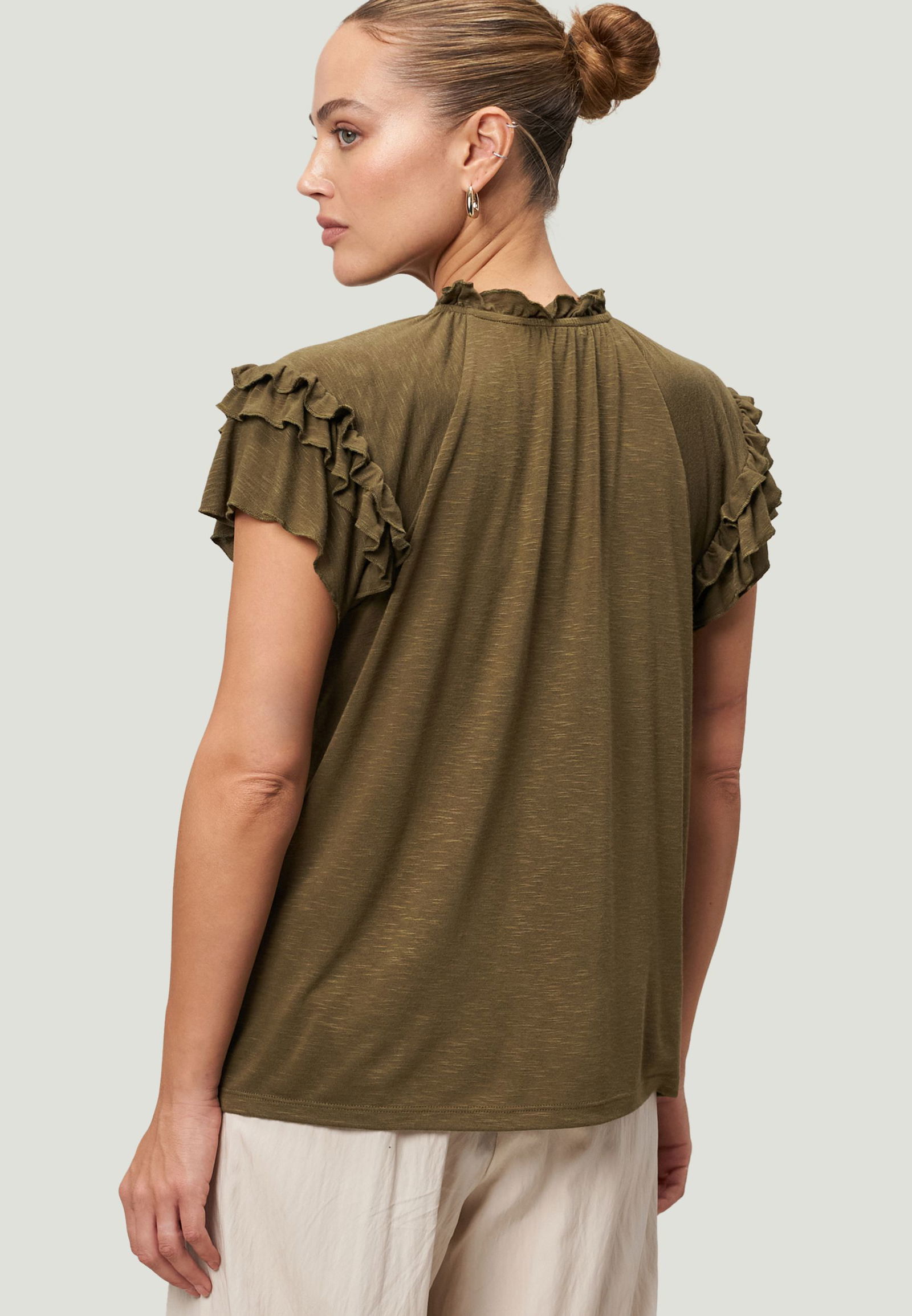  | zero T-Shirt / Top, Dark Olive | 34