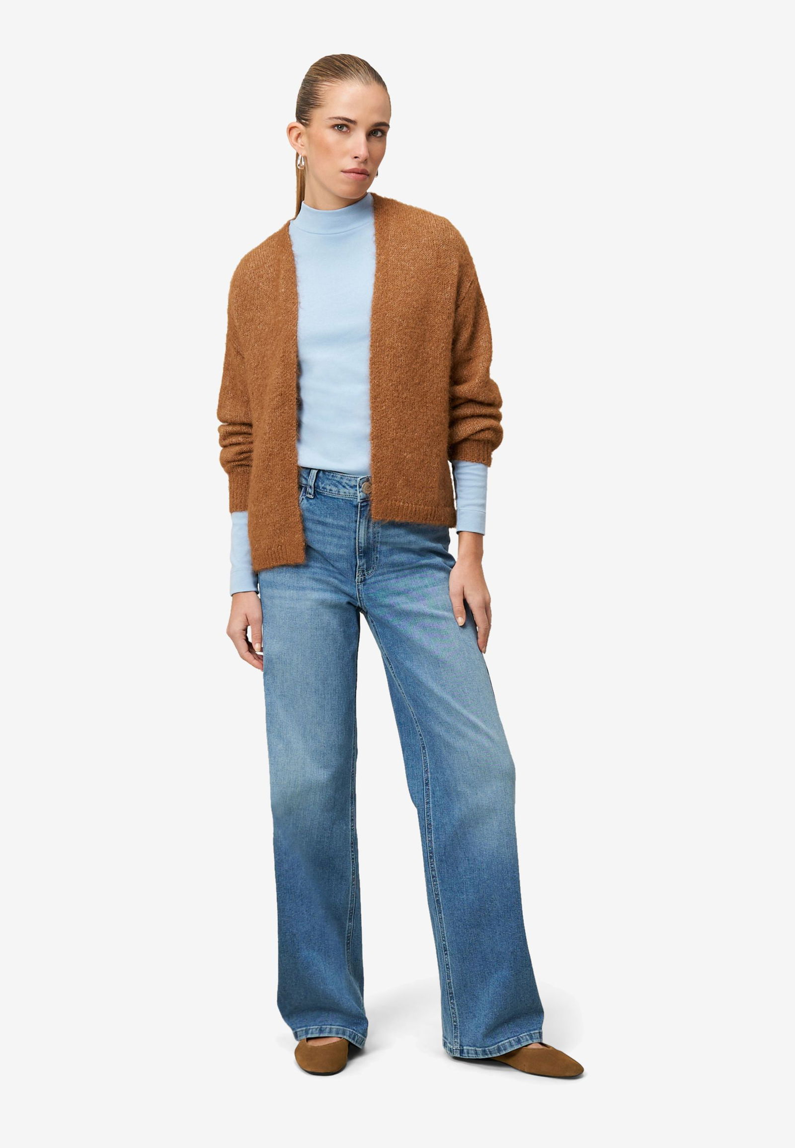 Zero |  Zero Strickjacke | Cardigan  | L | rose melange