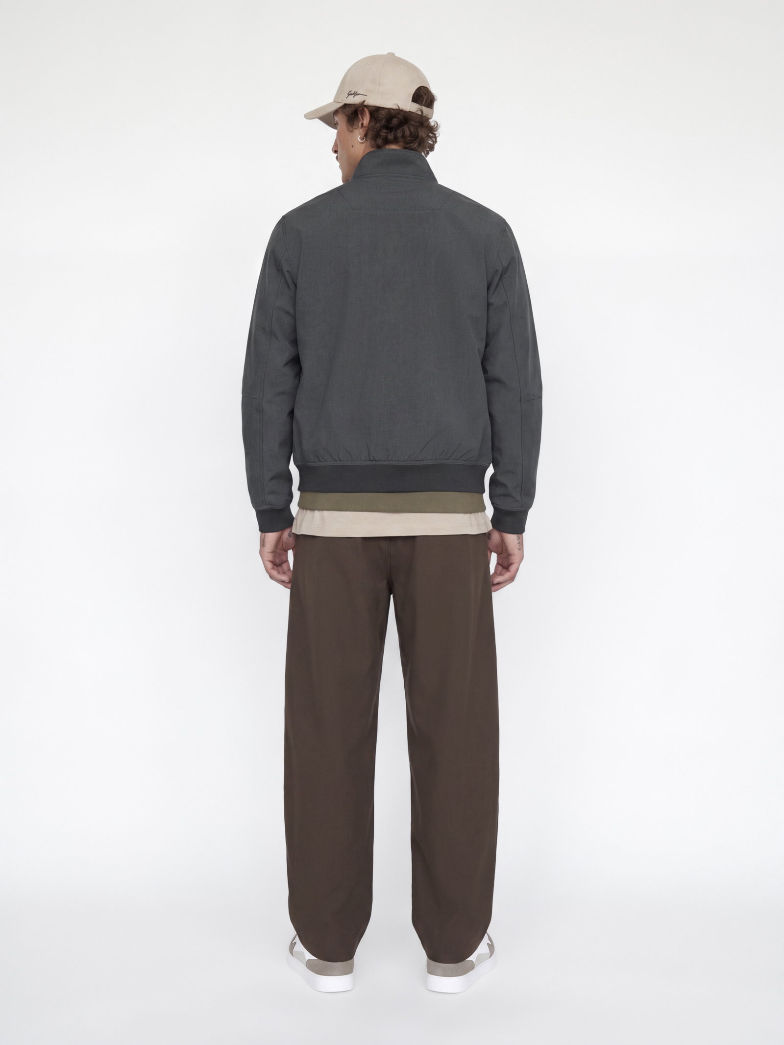 JJELIAM SOFTSHELL BOMBER NOOS, Dark Grey Melange #8